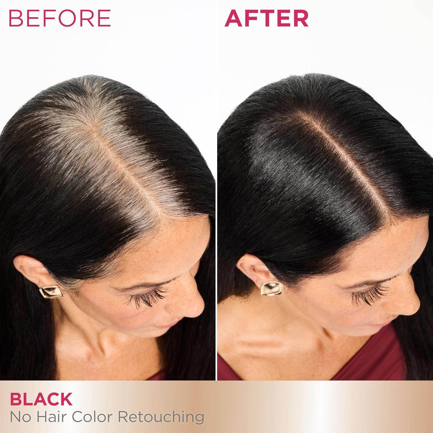 imageGarnier Color Sensation Color Retouch Demi Permanent Hair Dye for Roots with 100 Gray Coverage Red Hair Dye 66 Pack of 6Black