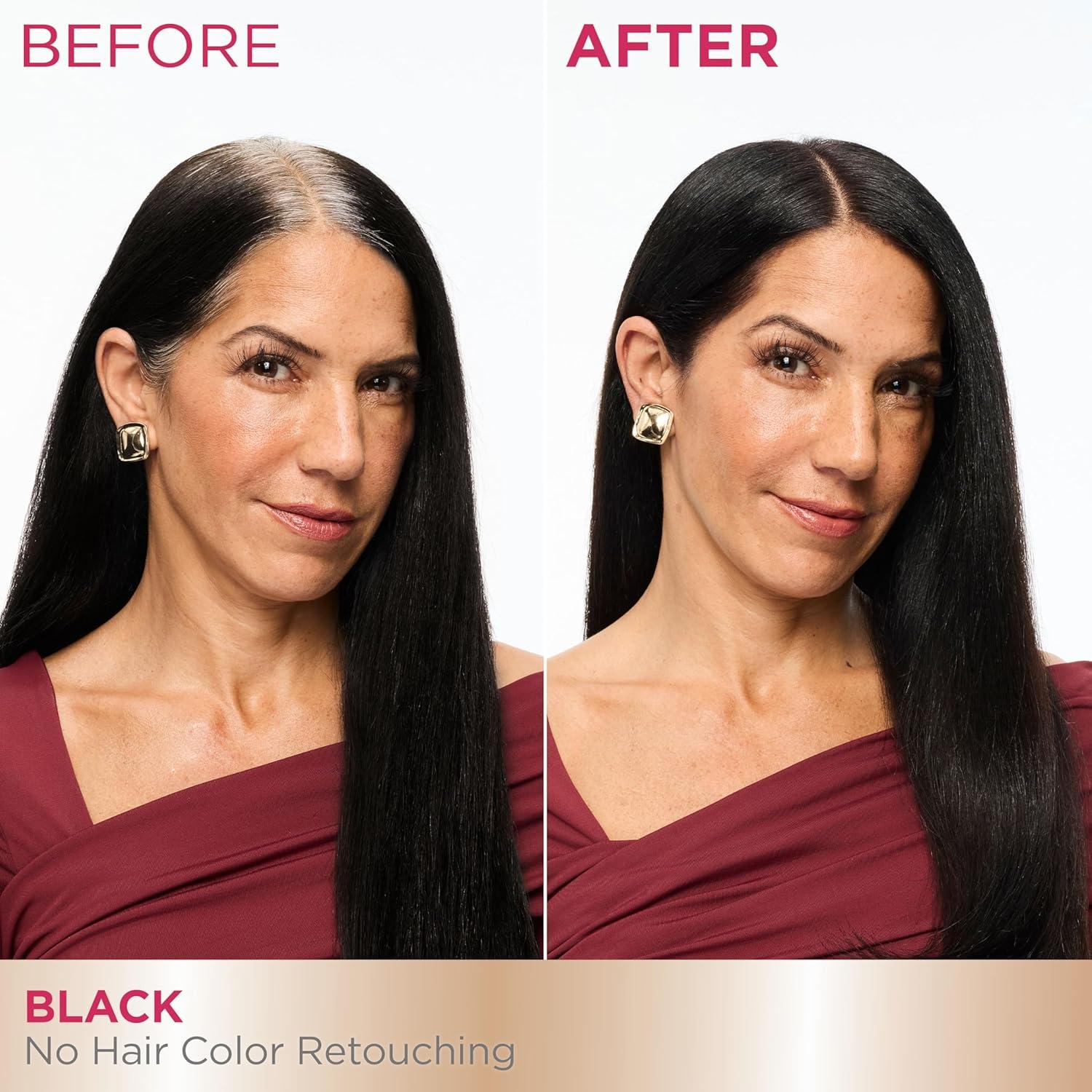 imageGarnier Color Sensation Color Retouch Demi Permanent Hair Dye for Roots with 100 Gray Coverage Red Hair Dye 66 Pack of 6Black