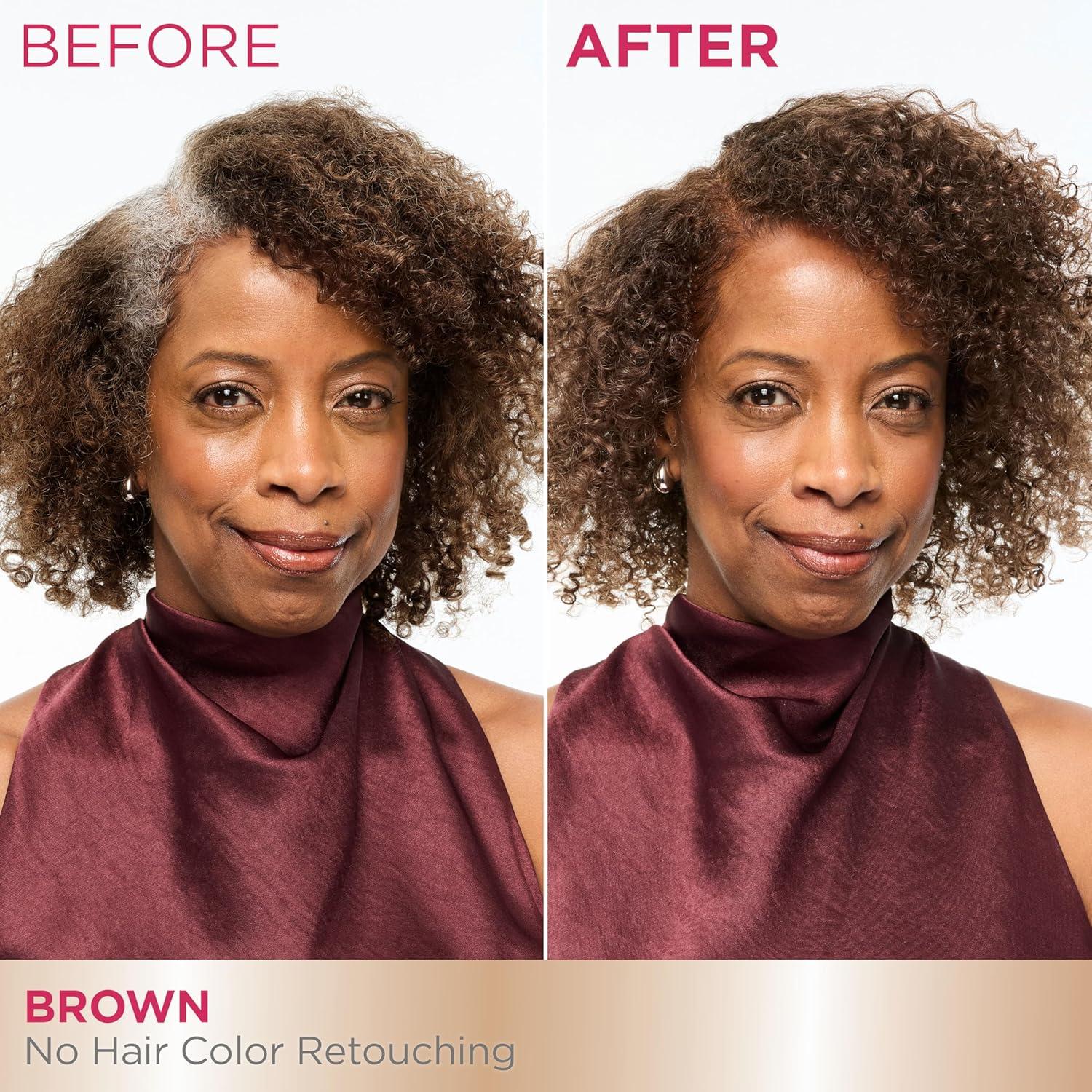 imageGarnier Color Sensation Color Retouch Demi Permanent Hair Dye for Roots with 100 Gray Coverage Red Hair Dye 66 Pack of 6Brown