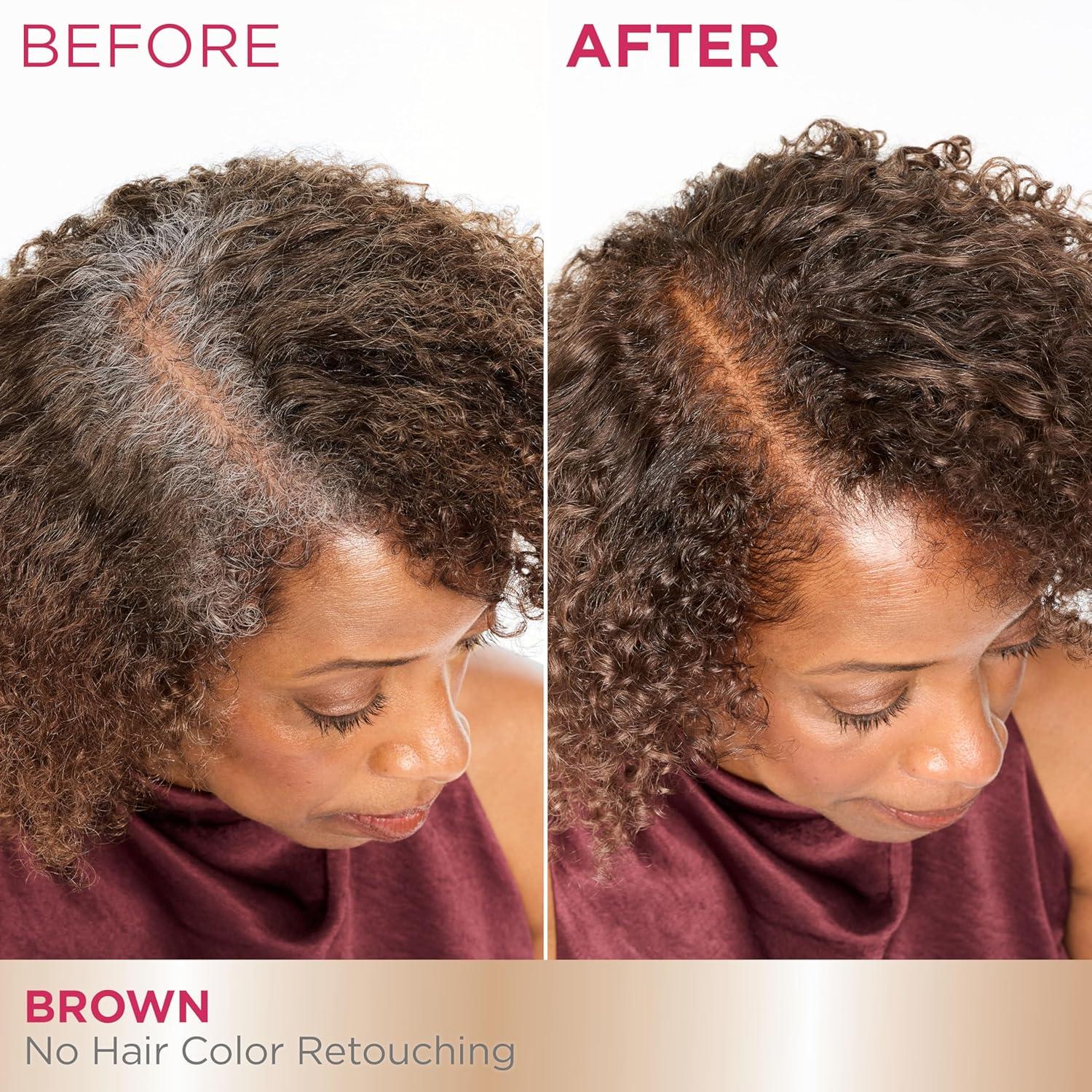 imageGarnier Color Sensation Color Retouch Demi Permanent Hair Dye for Roots with 100 Gray Coverage Red Hair Dye 66 Pack of 6Brown