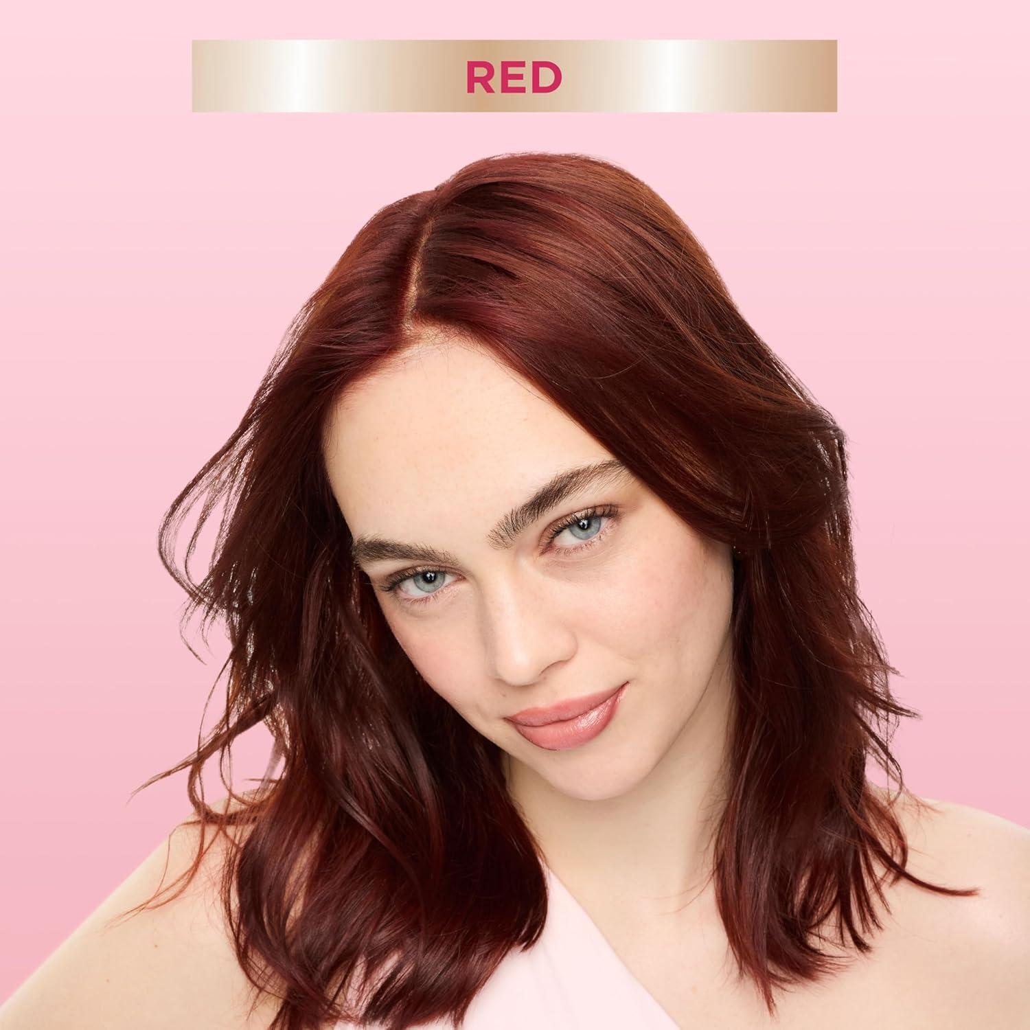 imageGarnier Color Sensation Color Retouch Demi Permanent Hair Dye for Roots with 100 Gray Coverage Red Hair Dye 66 Pack of 6Red