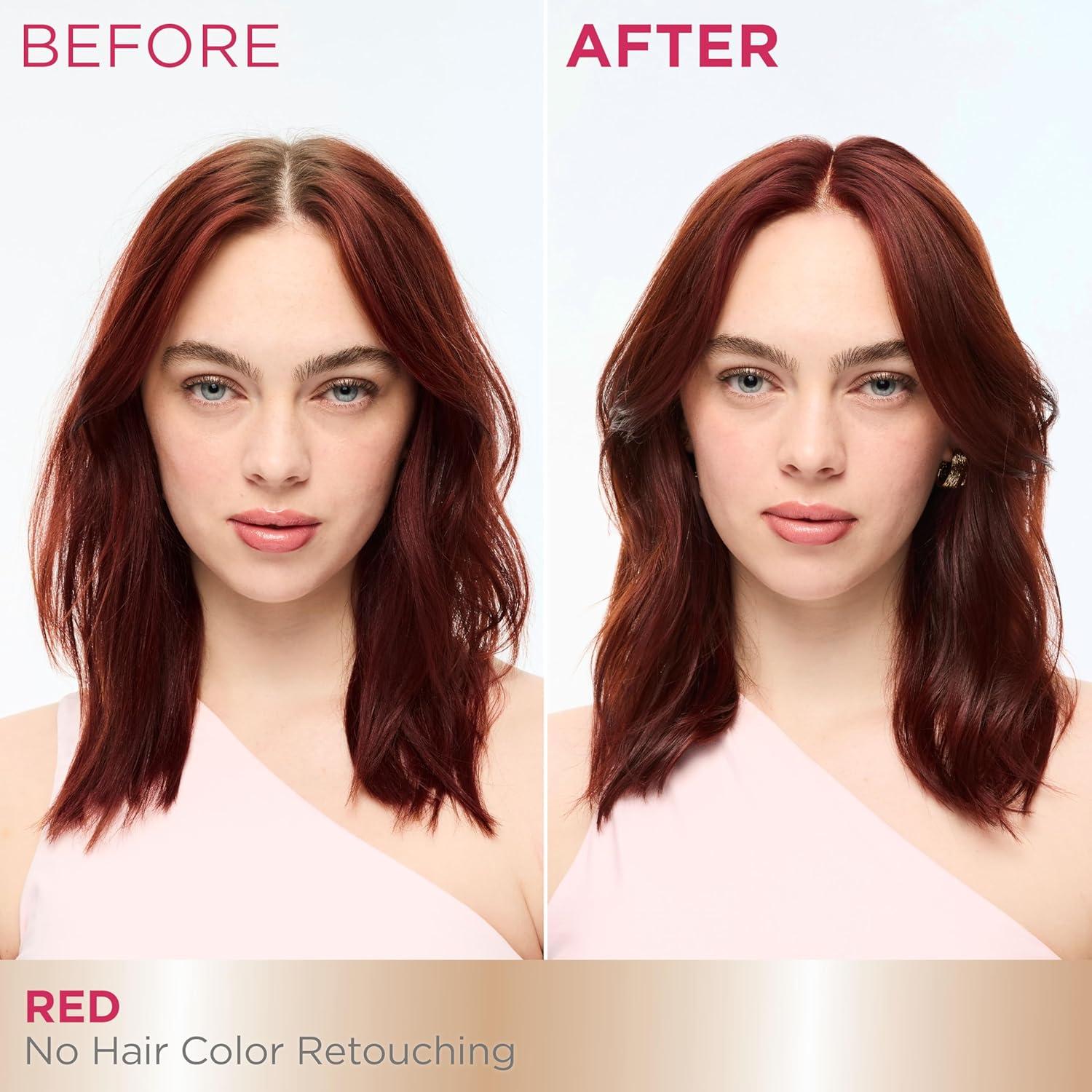 imageGarnier Color Sensation Color Retouch Demi Permanent Hair Dye for Roots with 100 Gray Coverage Red Hair Dye 66 Pack of 6Red