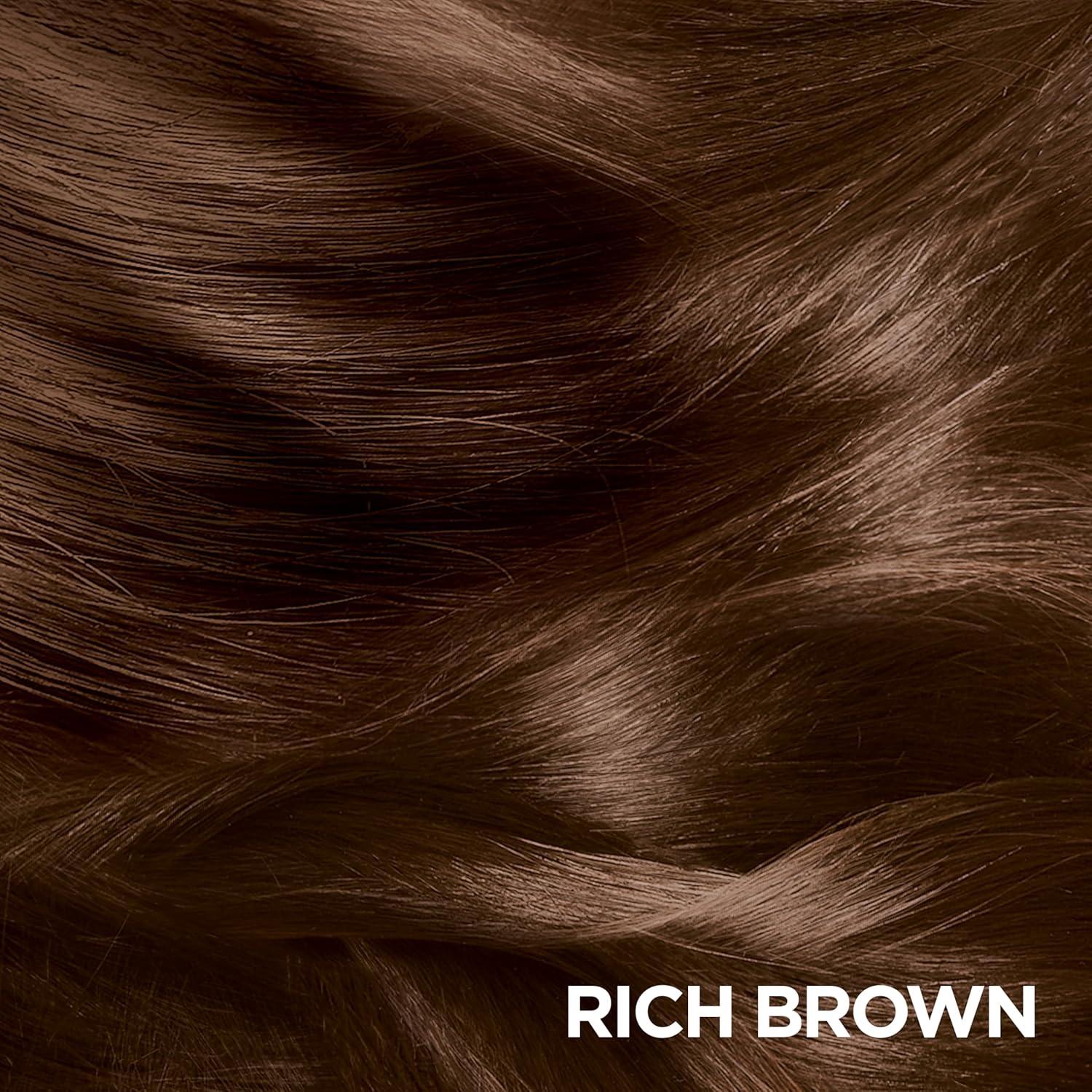 imageGarnier Color Sensation Color Retouch Demi Permanent Hair Dye for Roots with 100 Gray Coverage Red Hair Dye 66 Pack of 6Rich Brown