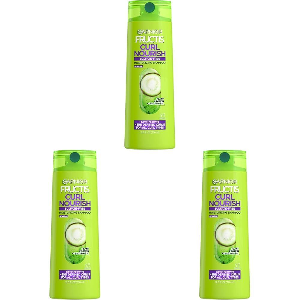 imageGarnier Fructis Curl Nourish Sulfate Free Moisturizing Shampoo 125 Fl Oz 1 Count Packaging May VaryCoconut