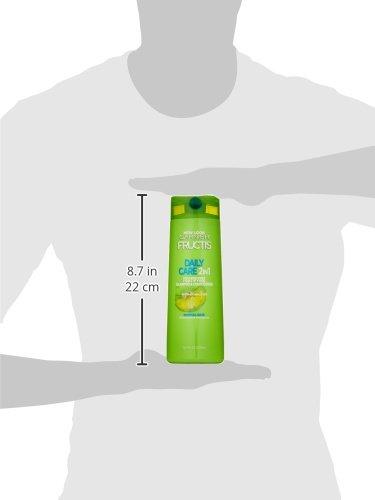 imageGarnier Fructis Fortifying 2in1 Shampoo and Conditioner for StrongerLooking Hair with Touchable Softness Daily Hair Care for Men and Women Vegan ParabenFree 22 Fl Oz 2 CountGrapefruit
