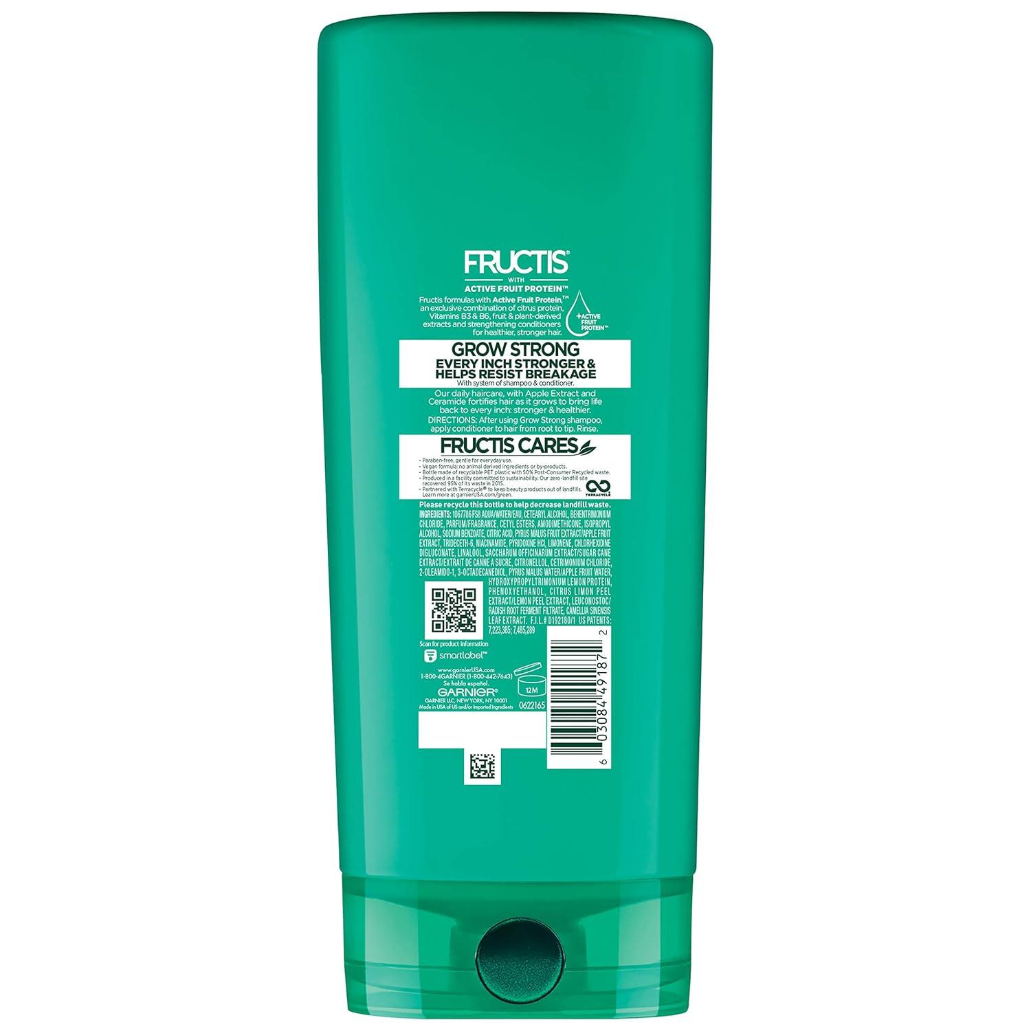imageGarnier Fructis Grow Strong Conditioner 338 Fl Oz 1 Count Packaging May VaryCitrus