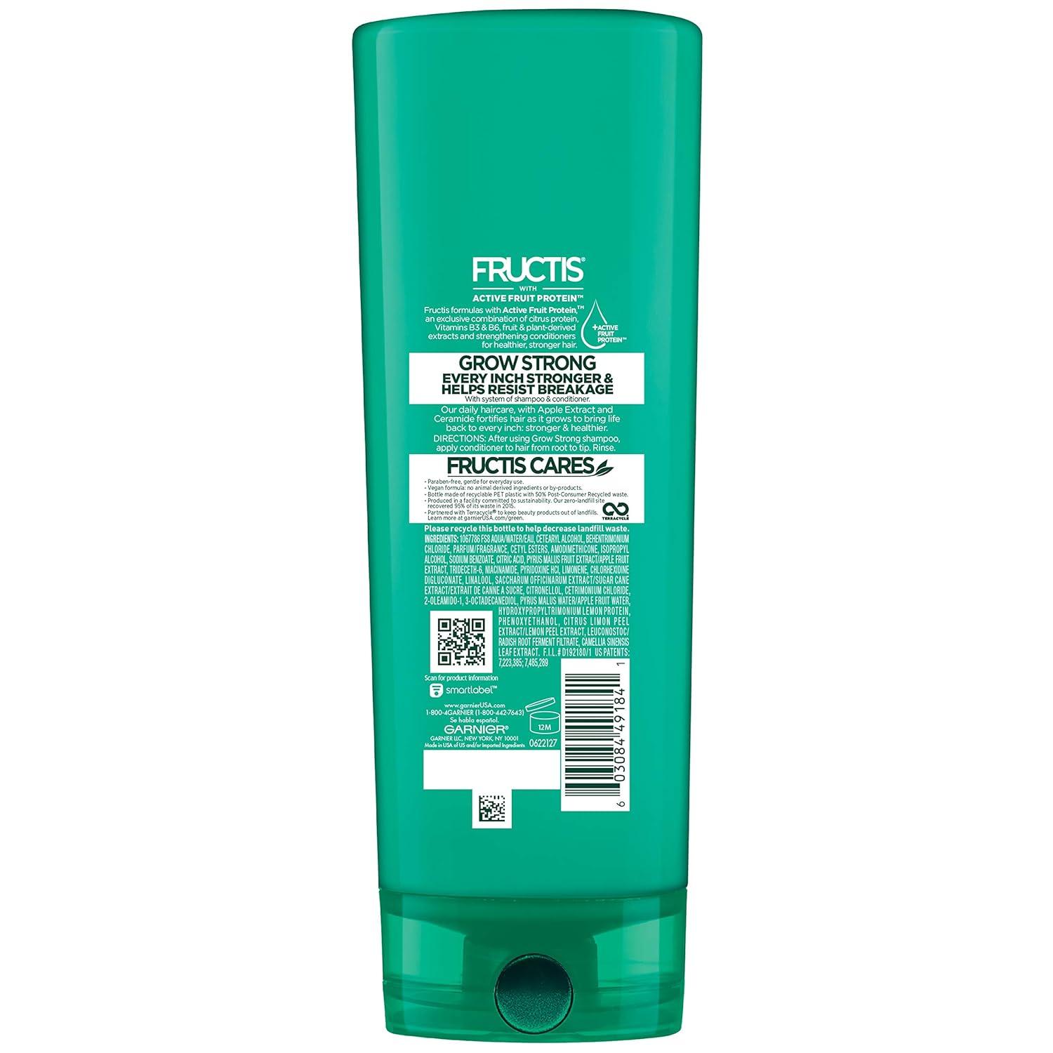 imageGarnier Fructis Grow Strong Conditioner 338 Fl Oz 1 Count Packaging May VaryCitrus