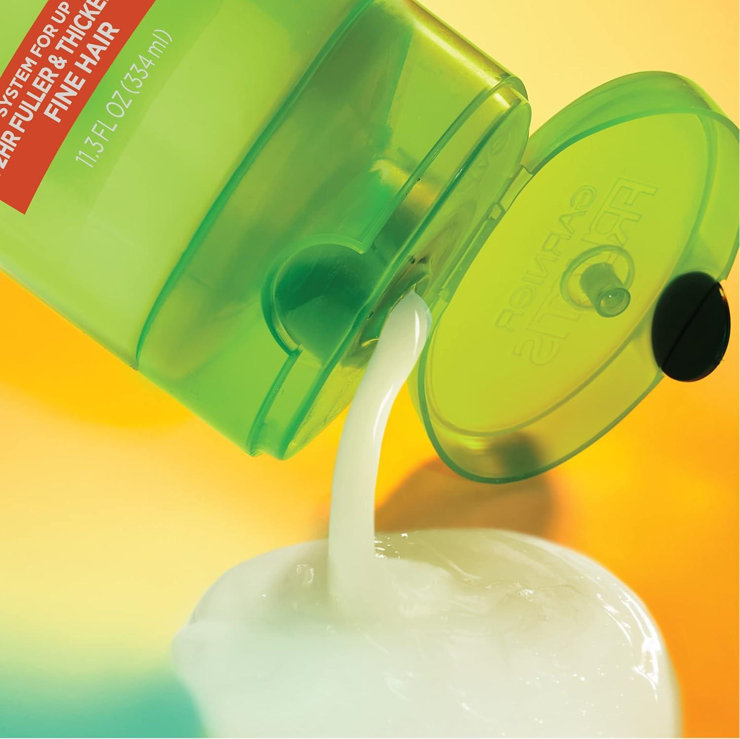 imageGarnier Fructis Grow Strong Thickening Conditioner for Fine Hair BiotinC 323 Fl Oz 1 Count Packaging May Vary