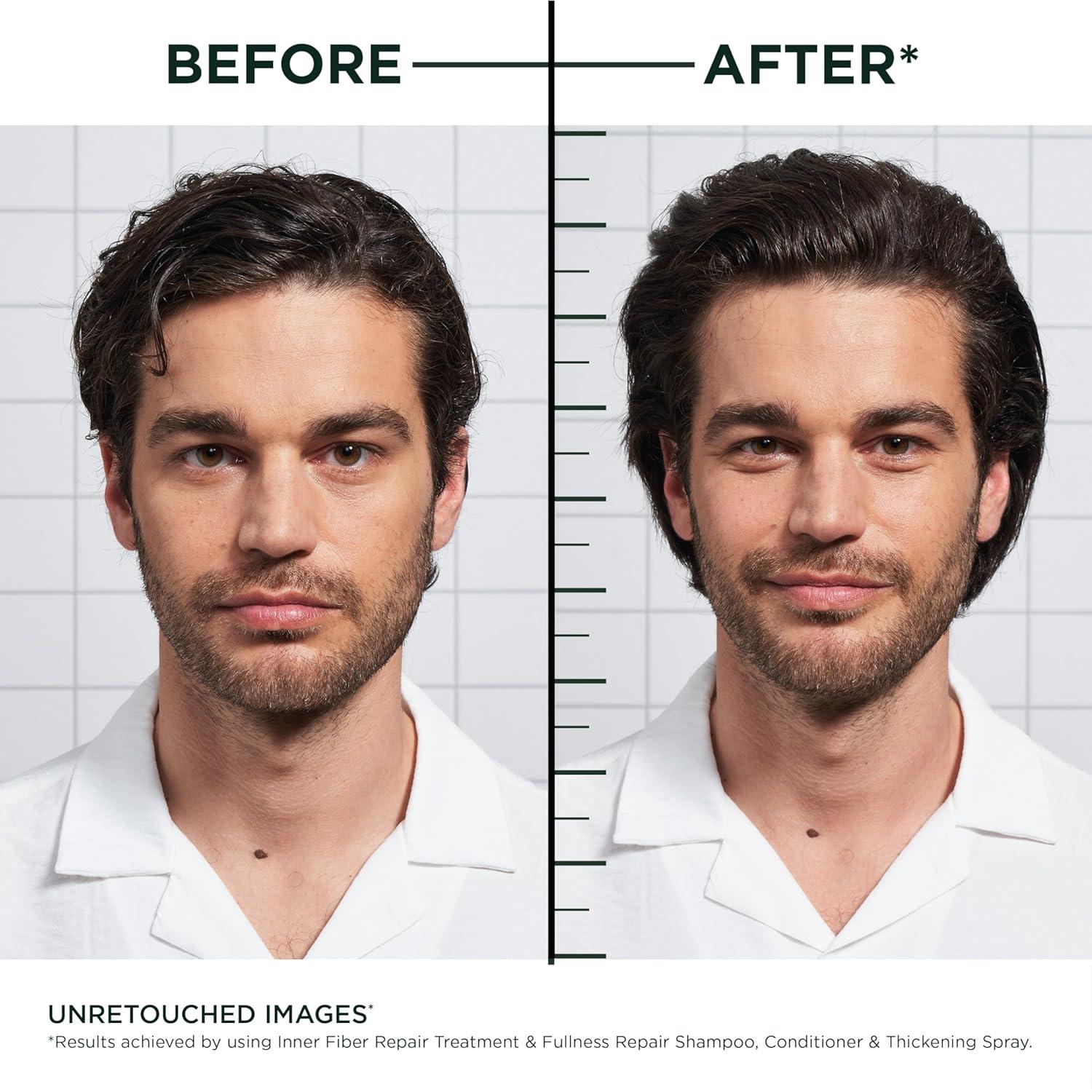 imageGarnier Fructis Hair Filler Fullness Repair Conditioner Volumizing Conditioner with Polypeptides and Hair Repair Complex for Thin Weak Split Ends 101 Fl Oz