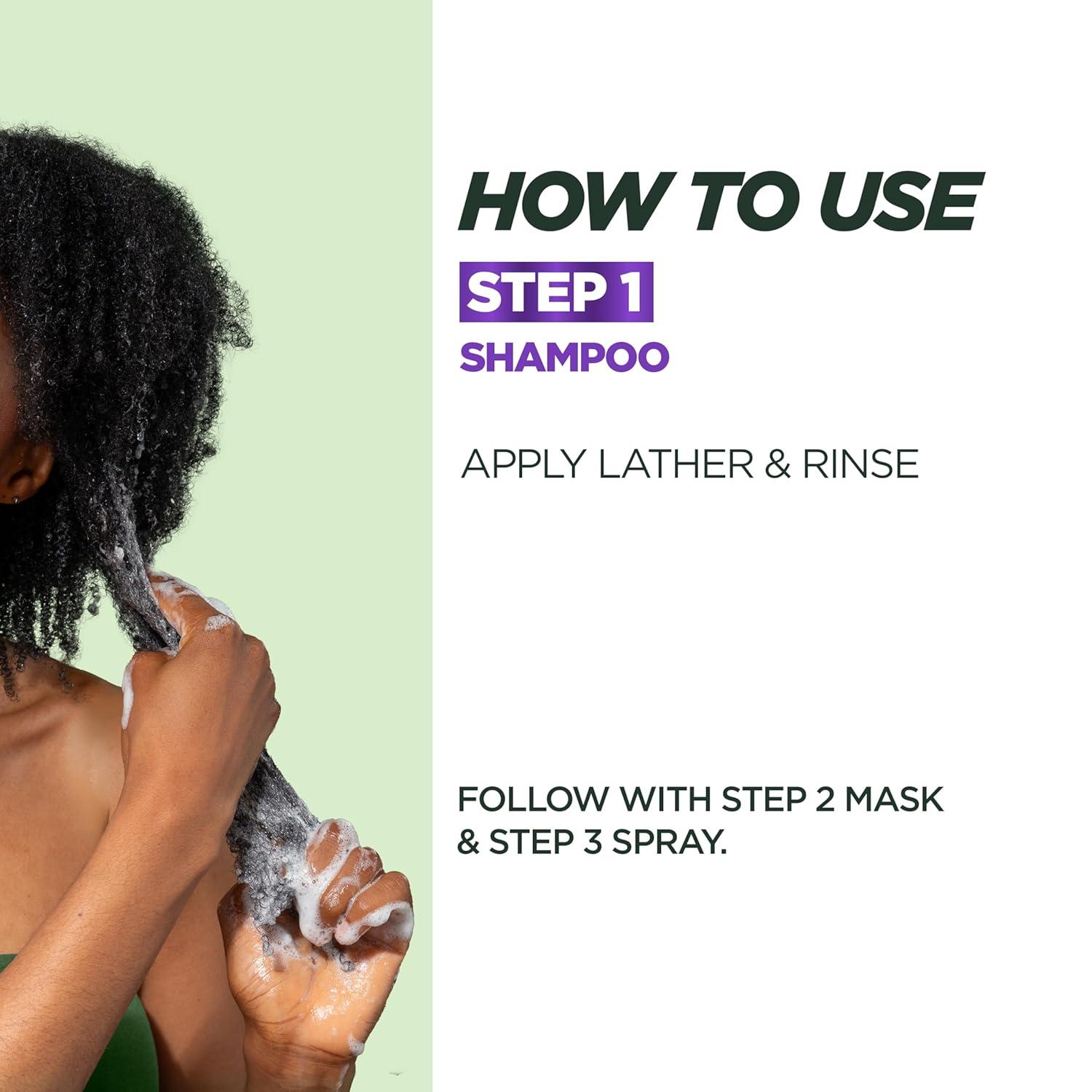 imageGarnier Fructis Method for Curls Moisture Filling Curly Hair Shampoo with up to 5 Hyaluronic Moisture Complex Designed and Tested for 2C to 4C Curls and Coils 68 fl oz