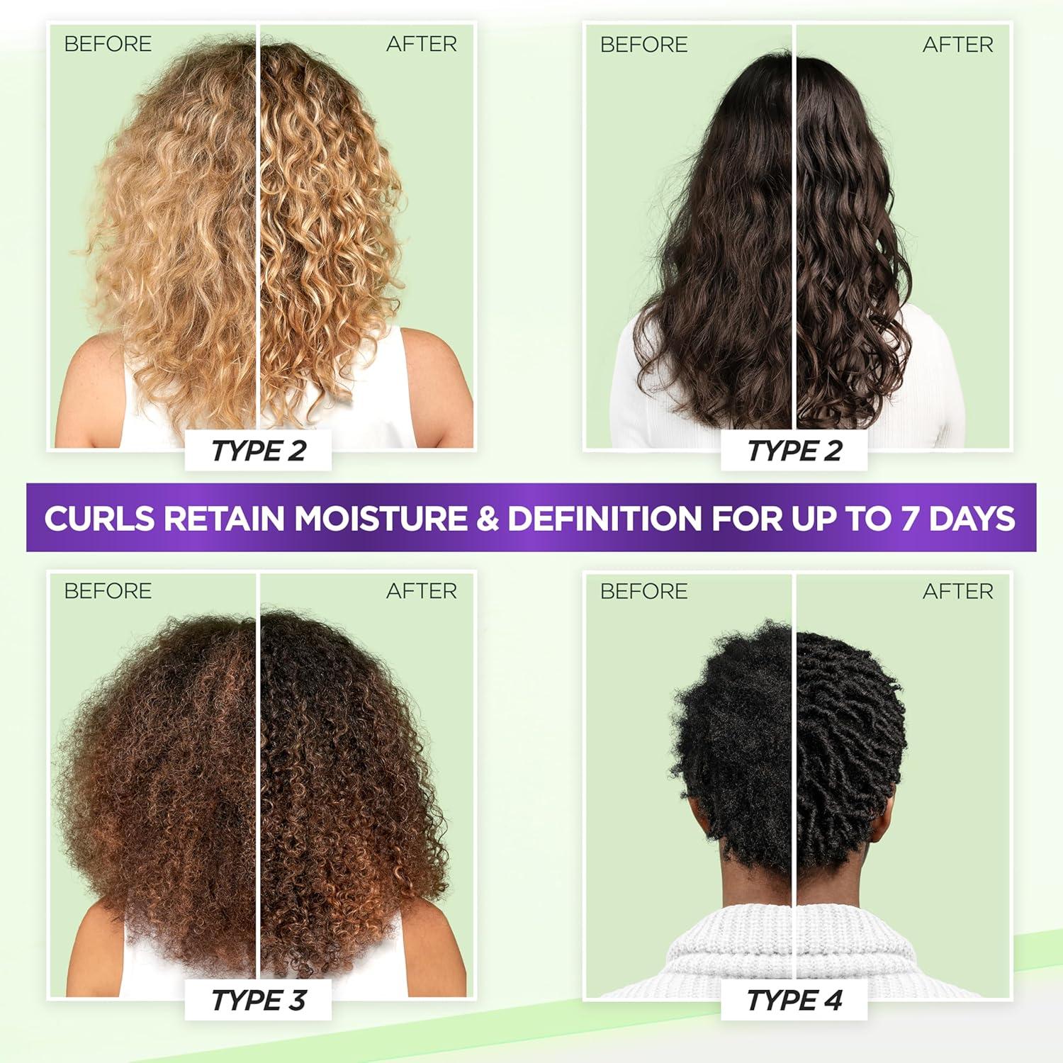 imageGarnier Fructis Method for Curls Moisture Filling Hair Mask for Curly Hair with up to 13 Hyaluronic Moisture Complex Designed and Tested for 2C to 4C Curls and Coils 125 fl oz