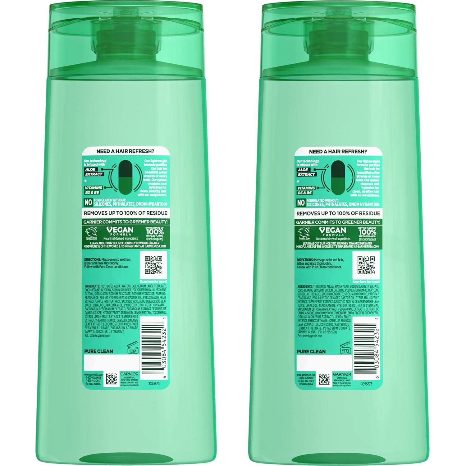 imageGarnier Fructis Pure Clean Purifying Shampoo SiliconeFree 22 Fl Oz 2 Count Packaging May Vary22 Fl Oz Pack of 2