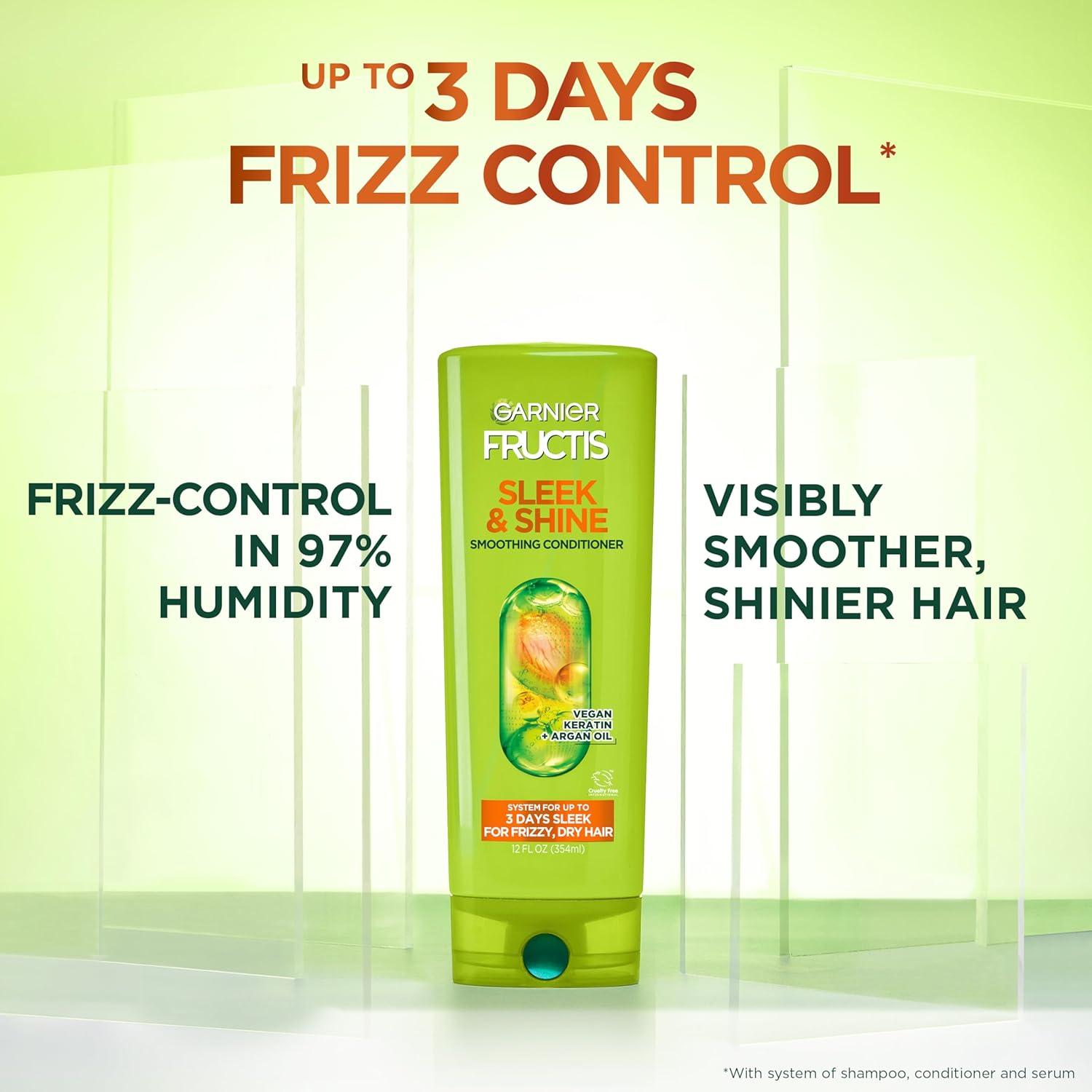 imageGarnier Fructis Sleek ampamp Shine Conditioner Frizzy Dry Unmanageable Hair 21 fl ozPackaging May Vary21 Fl Oz Pack of 1