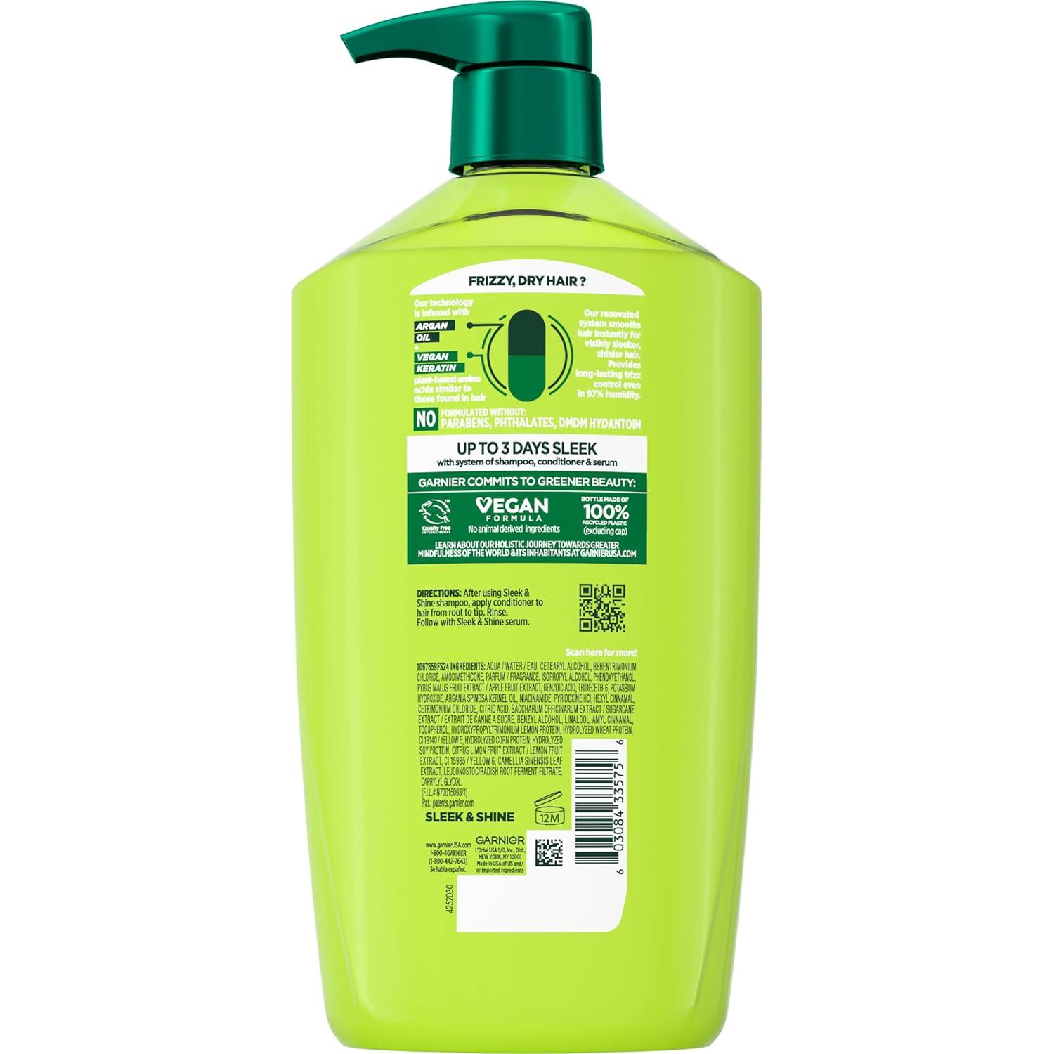 imageGarnier Fructis Sleek ampamp Shine Conditioner Frizzy Dry Unmanageable Hair 21 fl ozPackaging May Vary338 Fl Oz Pack of 1