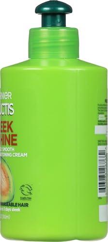 imageGarnier Fructis Sleek ampamp Shine LeaveIn Conditioning Cream for Frizzy Dry Hair Plant Keratin  Argan Oil 102 Fl Oz 1 Count Packaging May Vary102 Fl Oz Pack of 2