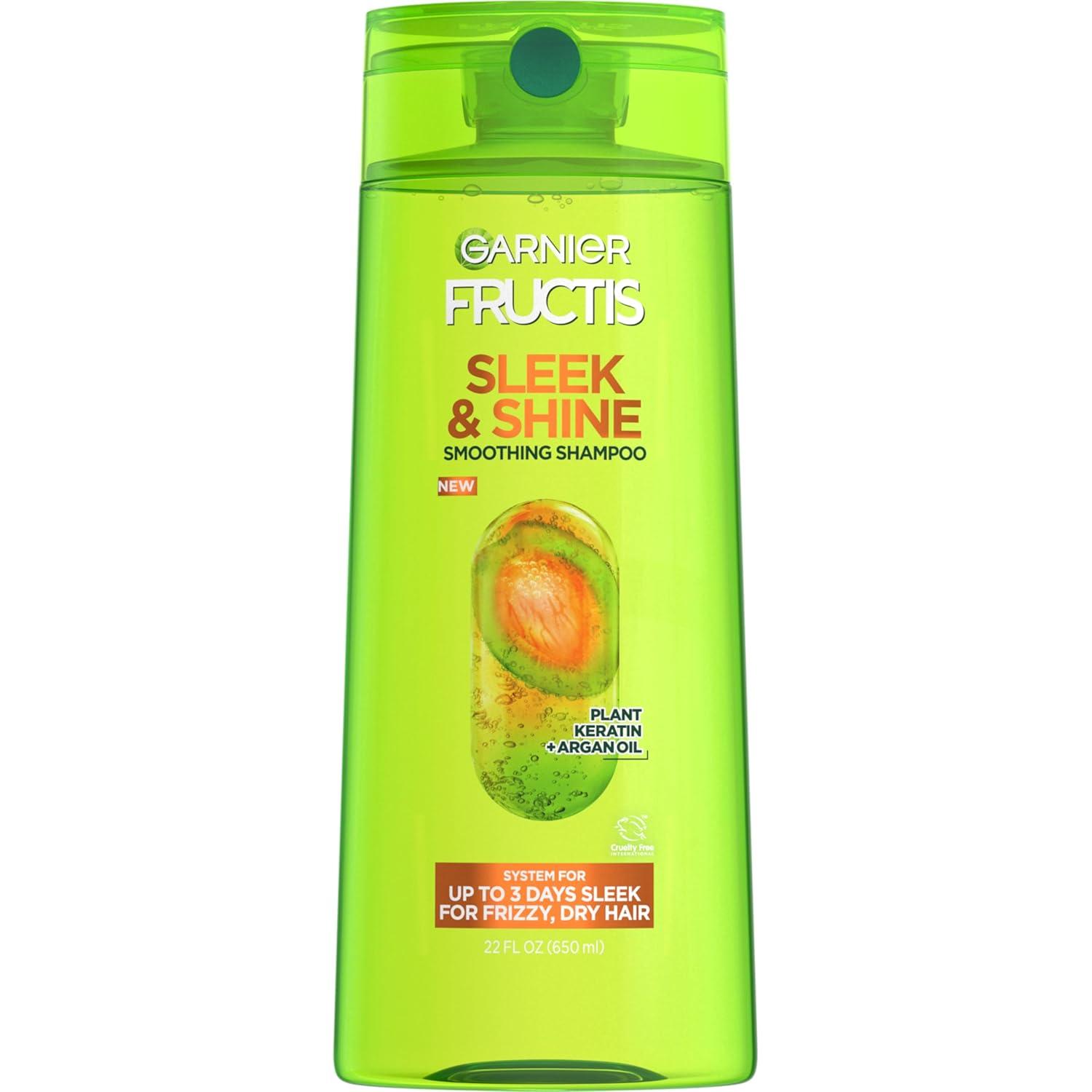imageGarnier Fructis Sleek ampamp Shine Shampoo Frizzy Dry Unmanageable Hair 22 fl ozPackaging May VaryCitrus