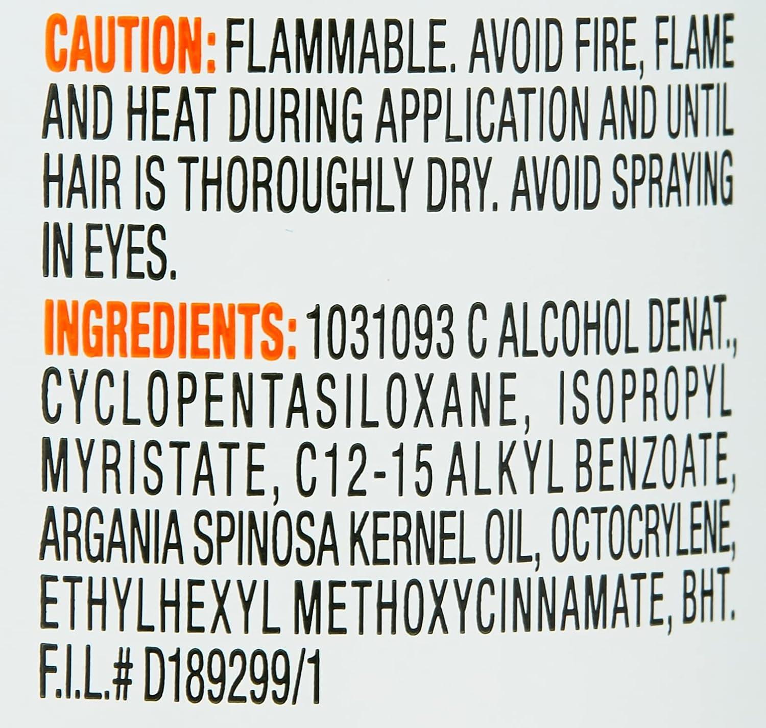 imageGarnier Fructis Style Brilliantine Shine Glossing Spray for High Shine Finish Argan Oil 3 Fl Oz 3 Count Packaging May VaryApricot