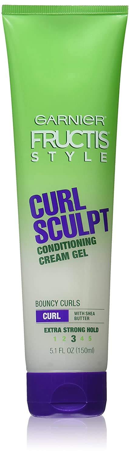 imageGarnier Fructis Style Curl Sculpt Conditioning Cream Gel for Bounce ampamp Moisture 51 Fl Oz 1 Count Packaging May VaryCoconut
