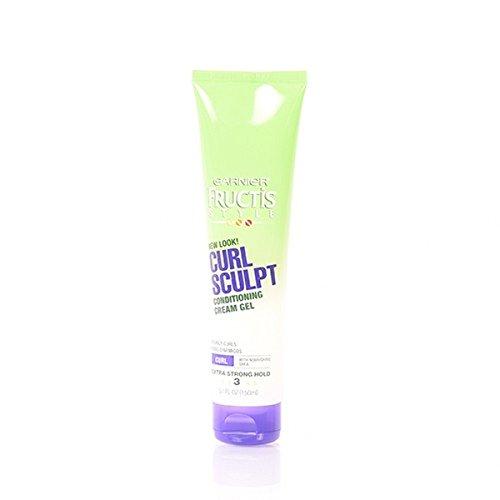 imageGarnier Fructis Style Curl Sculpt Conditioning Cream Gel for Bounce ampamp Moisture 51 Fl Oz 1 Count Packaging May VaryLemongrass