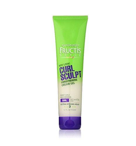 imageGarnier Fructis Style Curl Sculpt Conditioning Cream Gel for Bounce ampamp Moisture 51 Fl Oz 1 Count Packaging May VaryLemongrass
