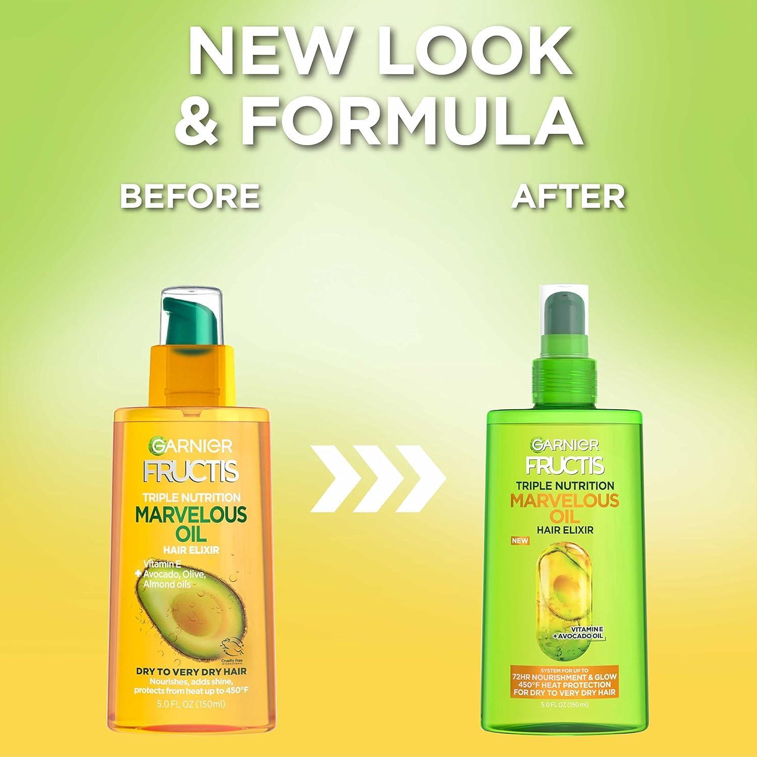imageGarnier Fructis Triple Nutrition Marvelous Oil Hair Elixir 50 Fl Oz 1 Count Packaging May Vary509 Fl Oz Pack of 1