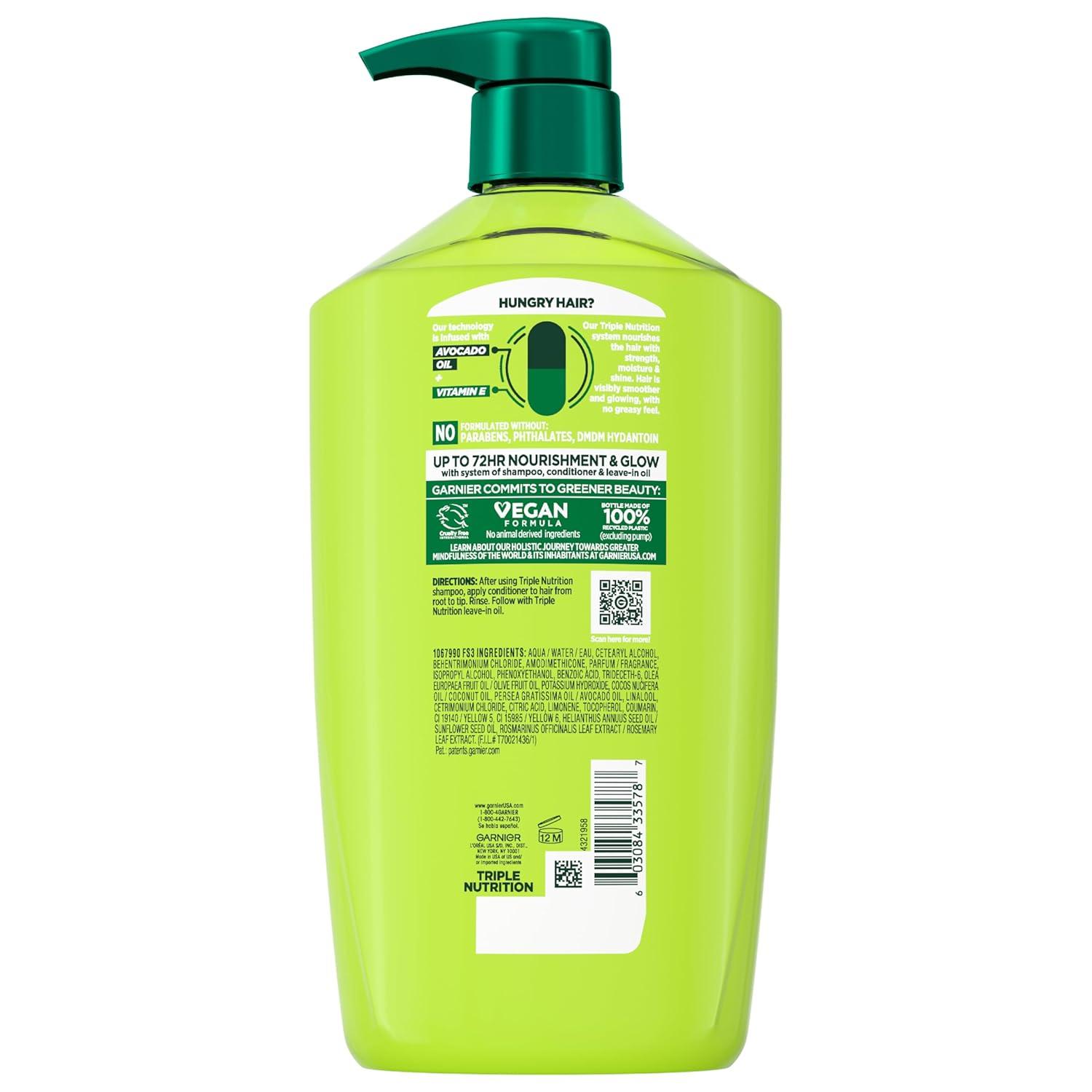 imageGarnier Fructis Triple Nutrition Nourishig Conditioner for Dry to Very Dry Hair 338 Fl Oz 1 Count Packaging May Vary338 Fl Oz Pack of 1