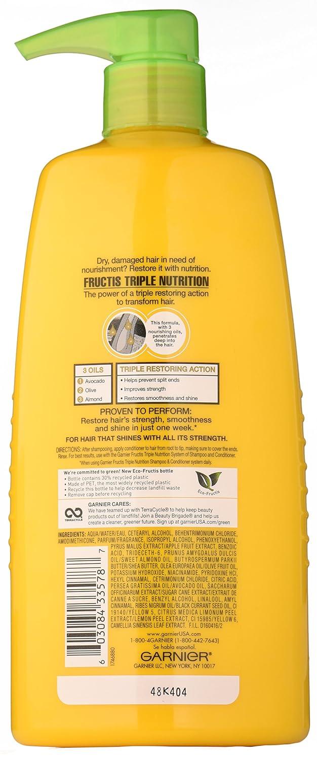 imageGarnier Fructis Triple Nutrition Nourishig Conditioner for Dry to Very Dry Hair 338 Fl Oz 1 Count Packaging May Vary338 Fl Oz Pack of 2