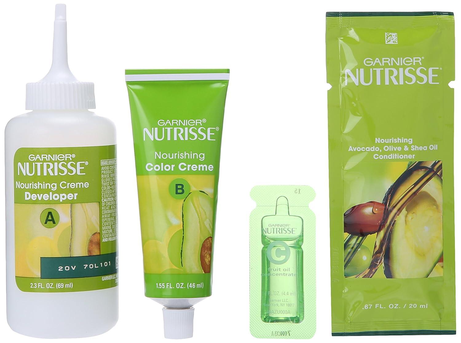 imageGarnier Hair Color Nutrisse Nourishing Creme 30 Darkest Brown Sweet Cola Permanent Hair Dye 2 Count Packaging May Vary31 Darkest Ash Brown