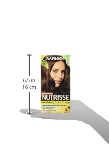 imageGarnier Hair Color Nutrisse Nourishing Creme 30 Darkest Brown Sweet Cola Permanent Hair Dye 2 Count Packaging May Vary41 Dark Nude Brown Iced Coffee