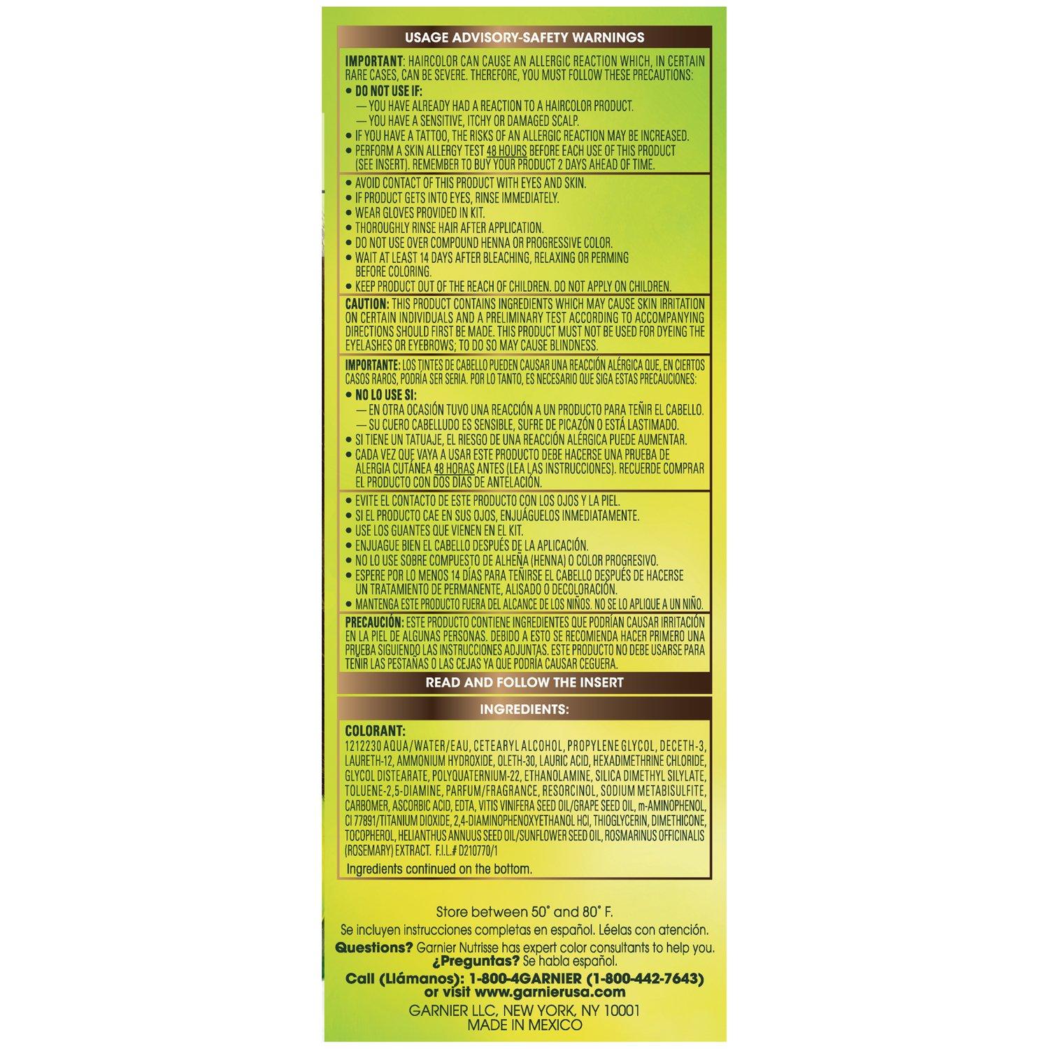 imageGarnier Hair Color Nutrisse Nourishing Creme 30 Darkest Brown Sweet Cola Permanent Hair Dye 2 Count Packaging May Vary41 Dark Nude Brown Iced Coffee