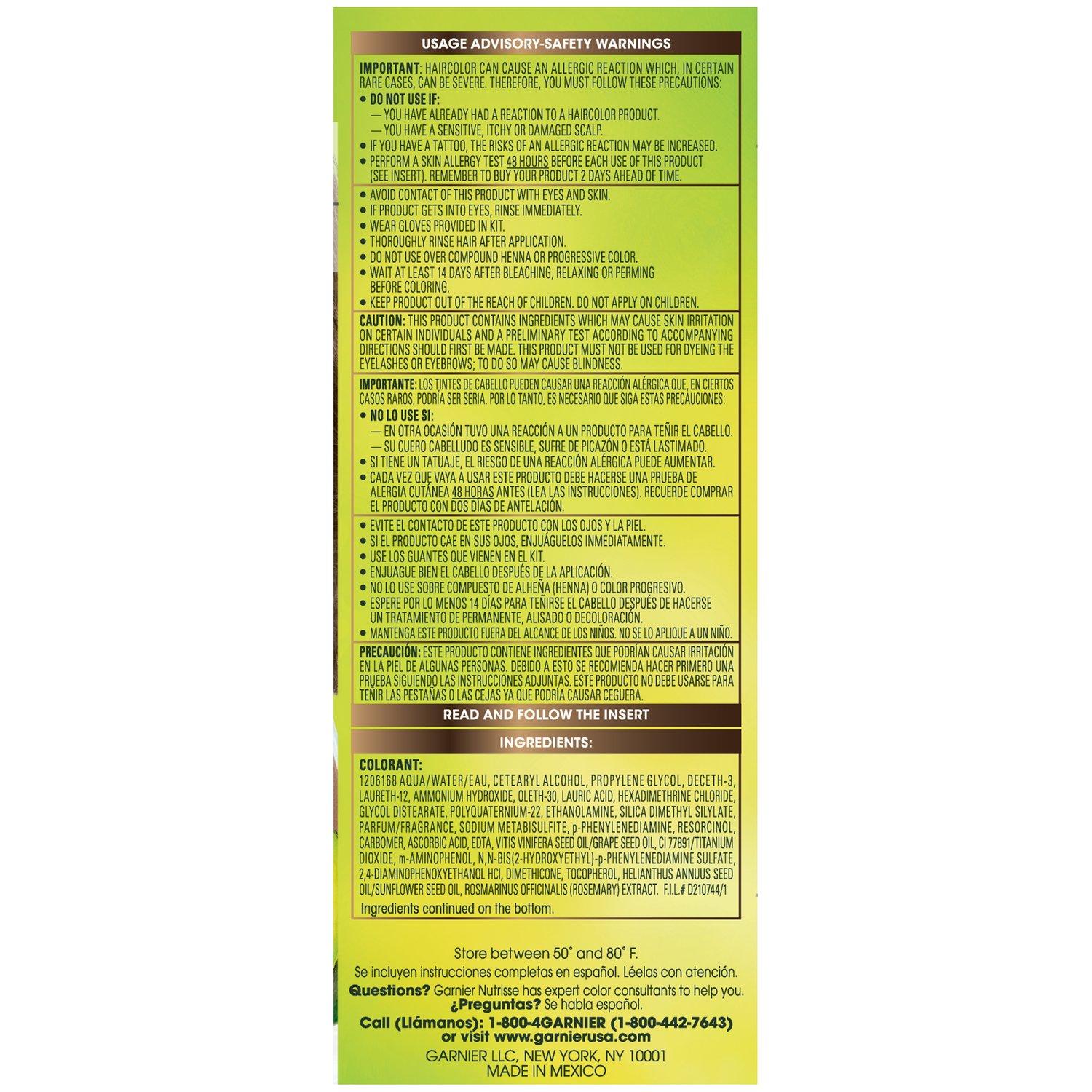 imageGarnier Hair Color Nutrisse Nourishing Creme 30 Darkest Brown Sweet Cola Permanent Hair Dye 2 Count Packaging May Vary51 Medium Ash Brown Cool Tea