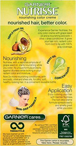 imageGarnier Hair Color Nutrisse Nourishing Creme 30 Darkest Brown Sweet Cola Permanent Hair Dye 2 Count Packaging May Vary53 Medium Golden Brown Chestnut