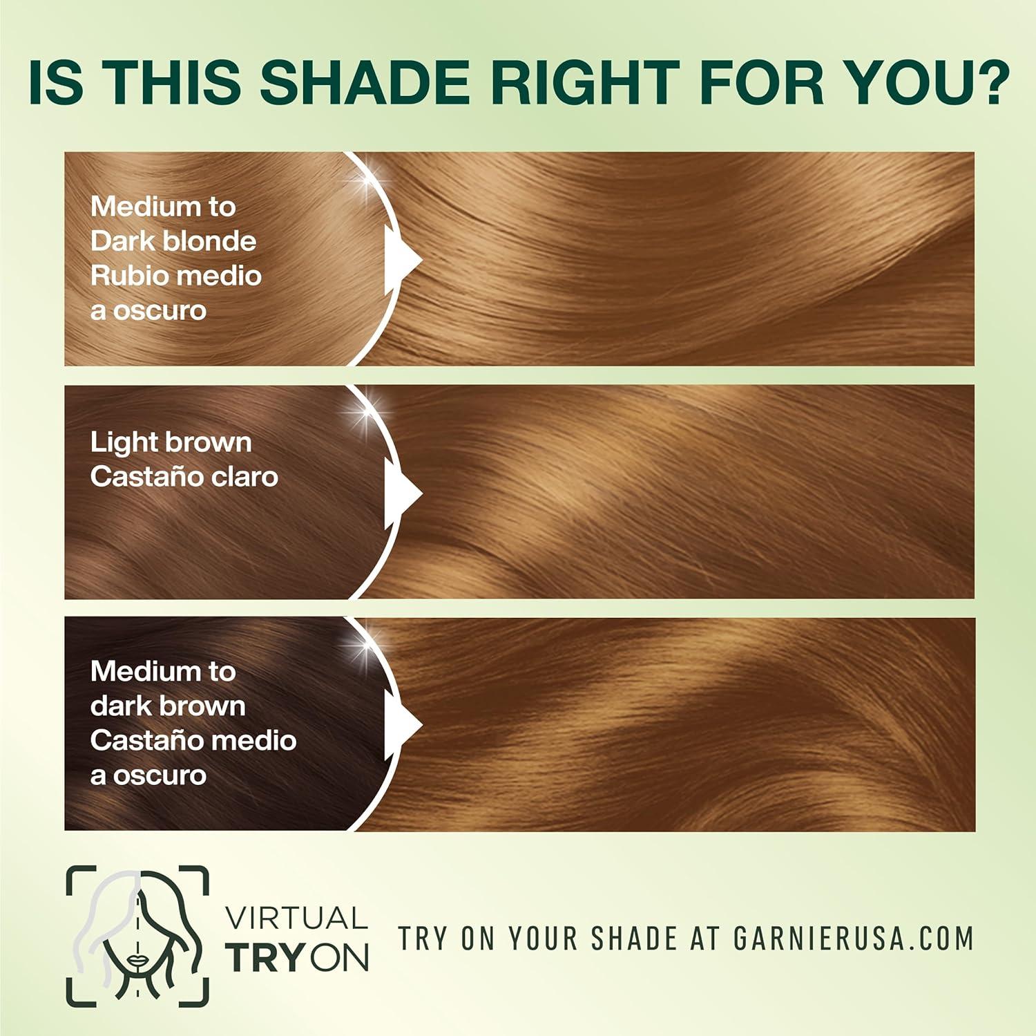 imageGarnier Hair Color Nutrisse Nourishing Creme 30 Darkest Brown Sweet Cola Permanent Hair Dye 2 Count Packaging May Vary73 Dark Golden Blonde Honey Dip