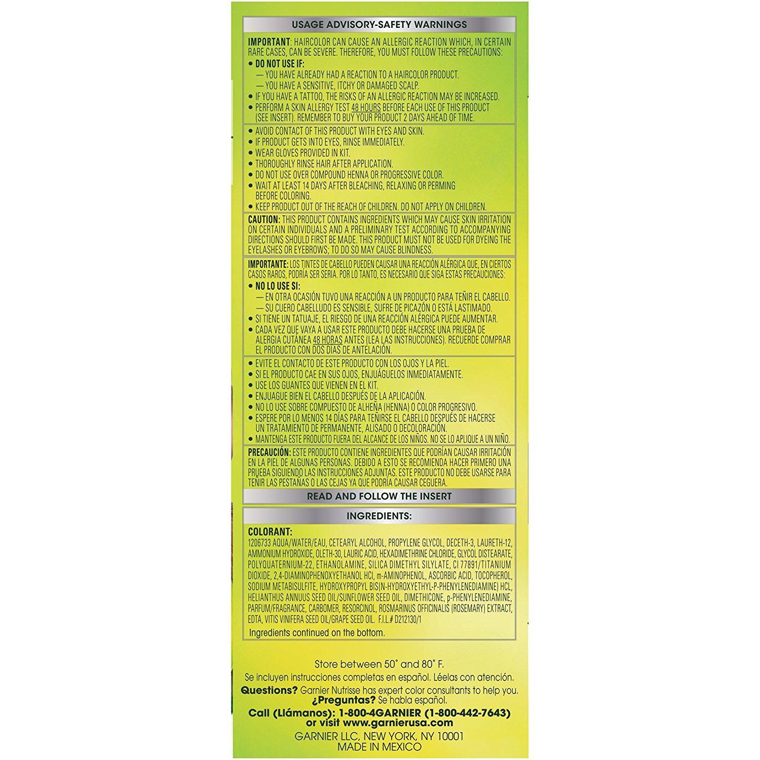 imageGarnier Hair Color Nutrisse Nourishing Creme 30 Darkest Brown Sweet Cola Permanent Hair Dye 2 Count Packaging May Vary800