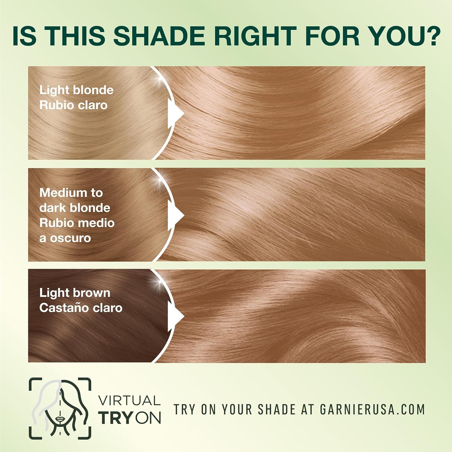 imageGarnier Hair Color Nutrisse Nourishing Creme 30 Darkest Brown Sweet Cola Permanent Hair Dye 2 Count Packaging May Vary82 Pearly Blonde Biscotti