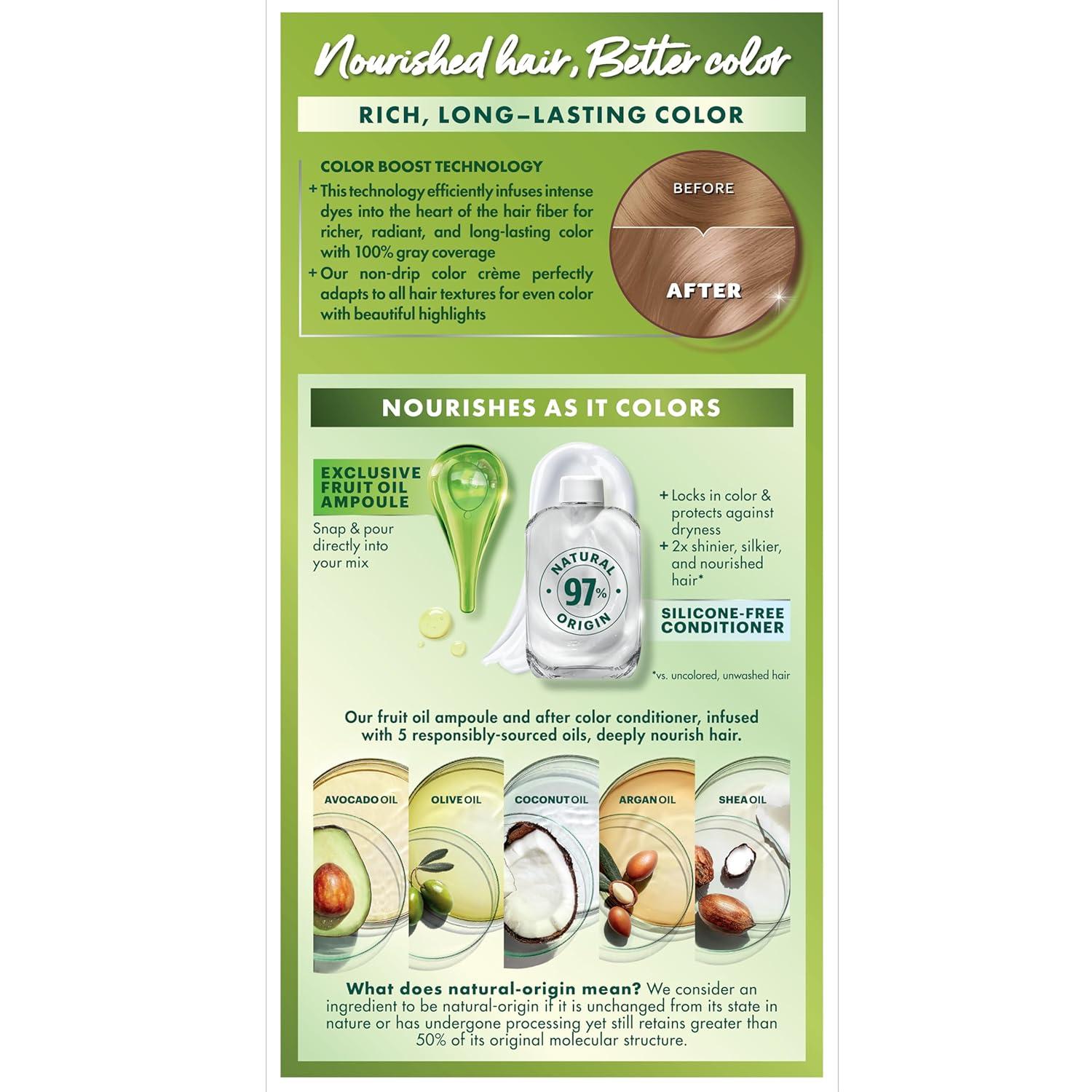 imageGarnier Hair Color Nutrisse Nourishing Creme 30 Darkest Brown Sweet Cola Permanent Hair Dye 2 Count Packaging May Vary82 Pearly Blonde Biscotti