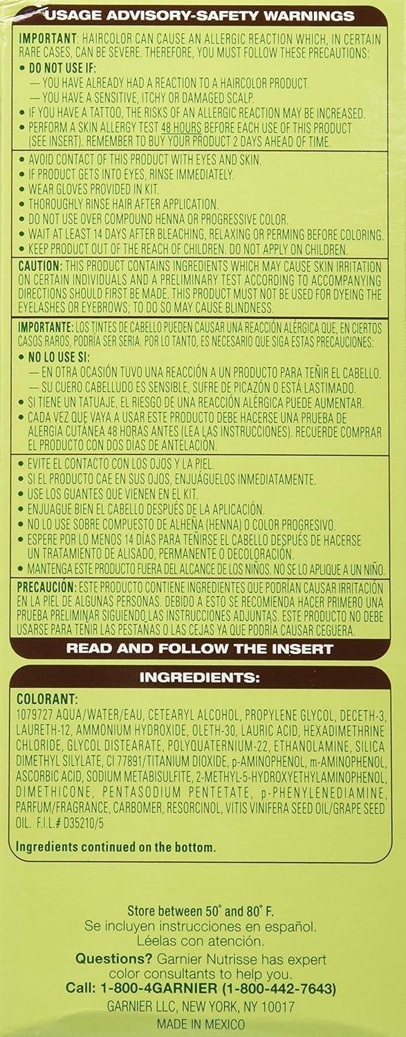 imageGarnier Hair Color Nutrisse Nourishing Creme 30 Darkest Brown Sweet Cola Permanent Hair Dye 2 Count Packaging May VaryB4