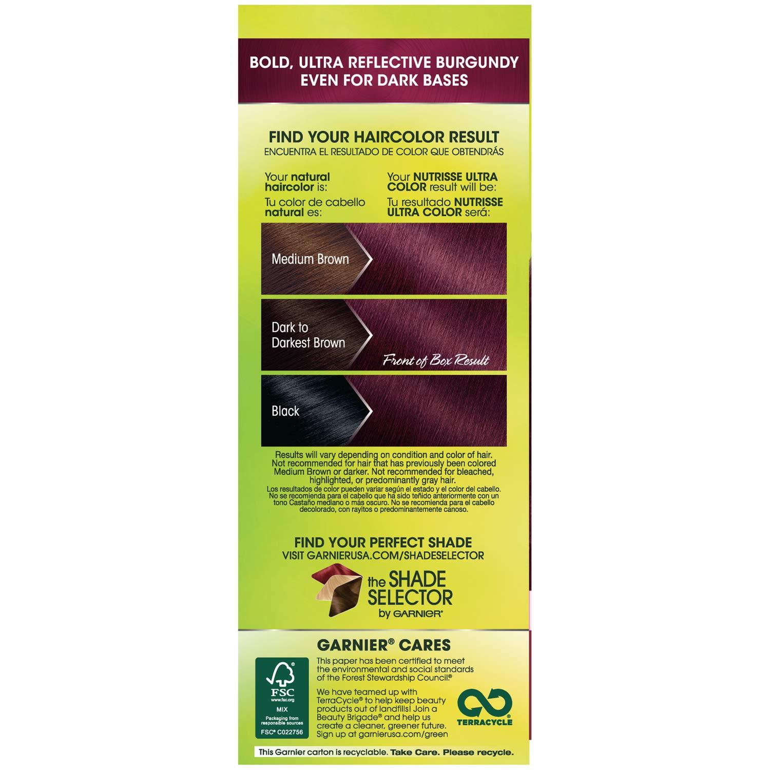 imageGarnier Hair Color Nutrisse Nourishing Creme 30 Darkest Brown Sweet Cola Permanent Hair Dye 2 Count Packaging May VaryBR2