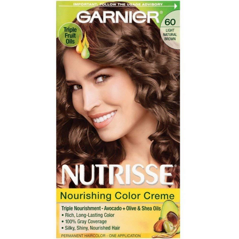 imageGarnier Hair Color Nutrisse Nourishing Creme 30 Darkest Brown Sweet Cola Permanent Hair Dye 2 Count Packaging May VaryBrown