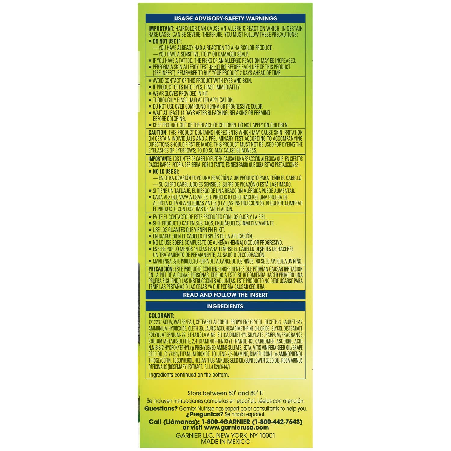 imageGarnier Hair Color Nutrisse Nourishing Creme 30 Darkest Brown Sweet Cola Permanent Hair Dye 2 Count Packaging May VaryDN1