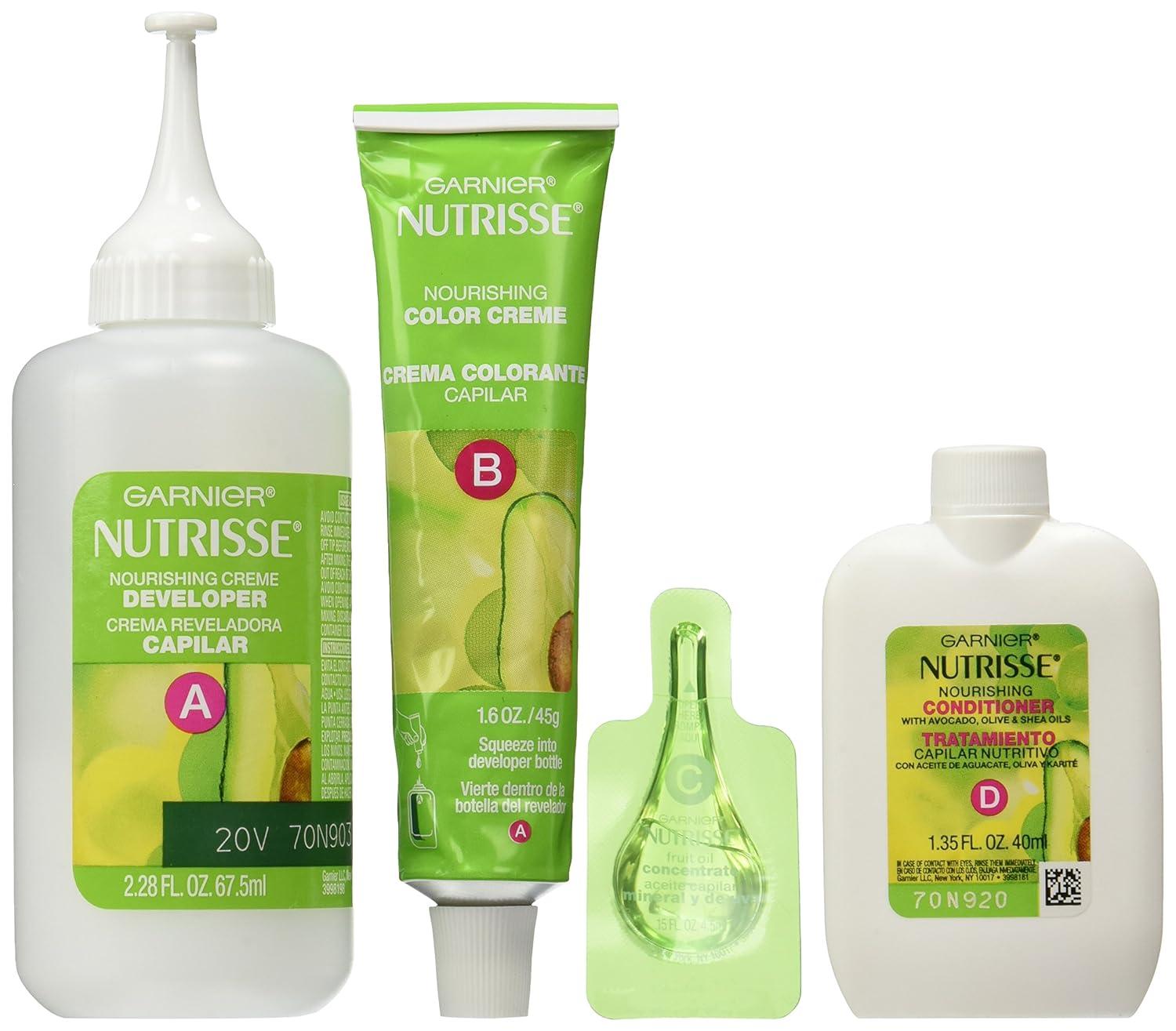 imageGarnier Hair Color Nutrisse Nourishing Creme 30 Darkest Brown Sweet Cola Permanent Hair Dye 2 Count Packaging May VaryDN1