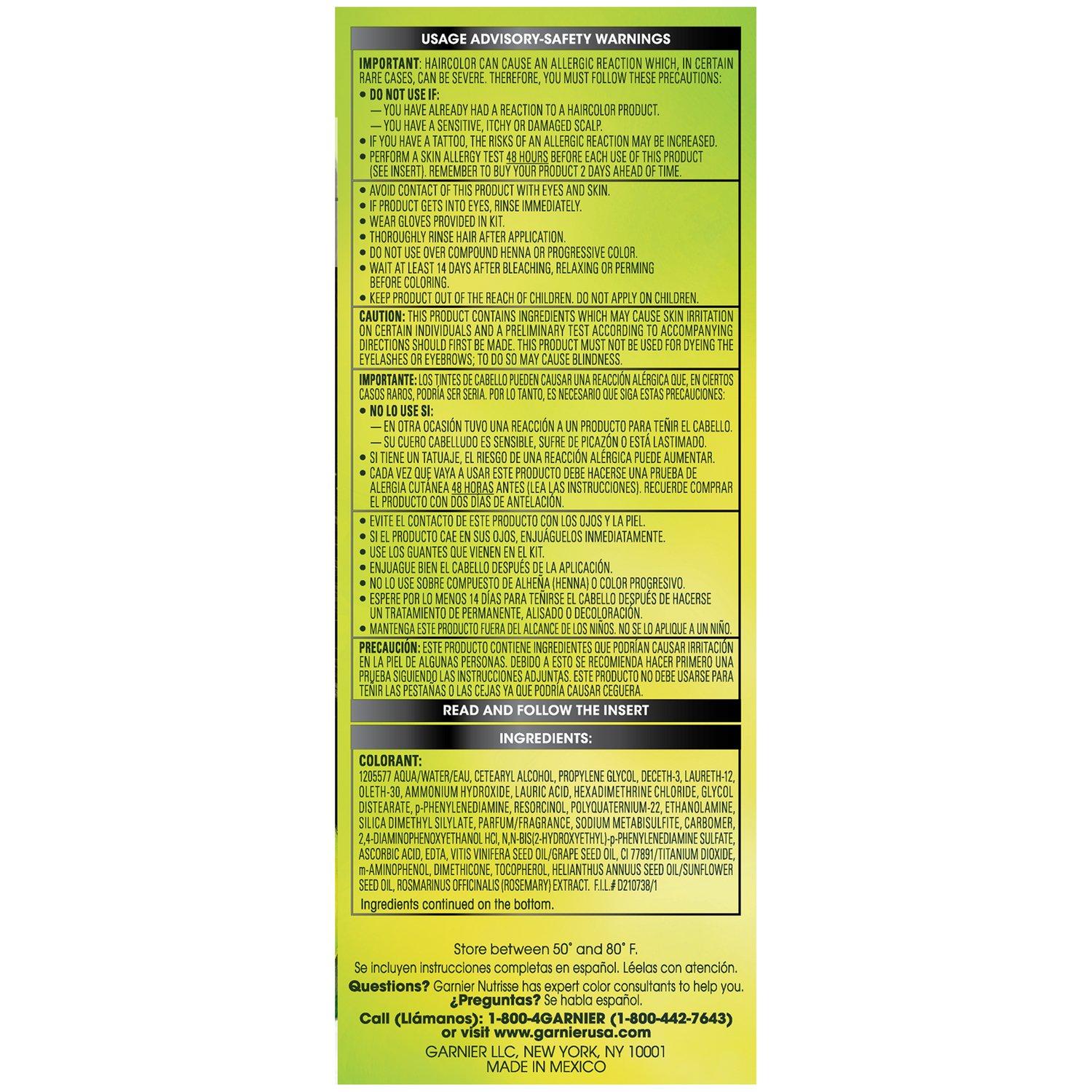 imageGarnier Hair Color Nutrisse Nourishing Creme 30 Darkest Brown Sweet Cola Permanent Hair Dye 2 Count Packaging May VaryGray