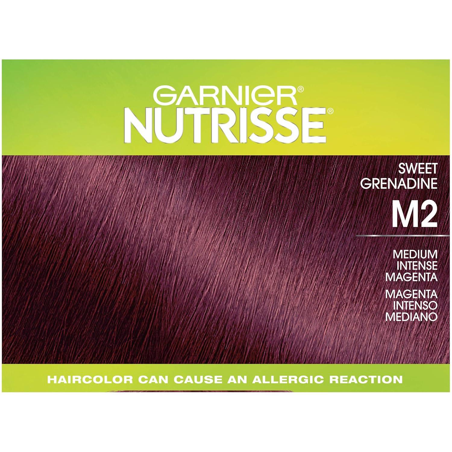 imageGarnier Hair Color Nutrisse Nourishing Creme 30 Darkest Brown Sweet Cola Permanent Hair Dye 2 Count Packaging May VaryM2