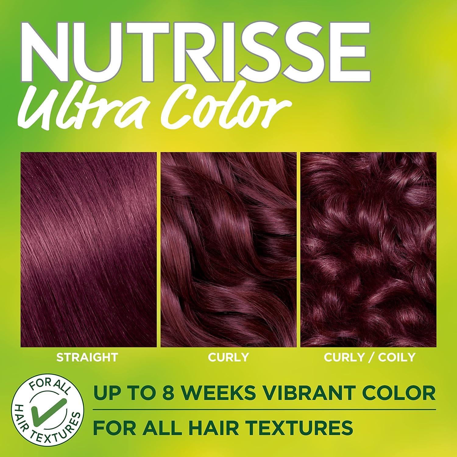 imageGarnier Hair Color Nutrisse Nourishing Creme 30 Darkest Brown Sweet Cola Permanent Hair Dye 2 Count Packaging May VaryM2 Medium Intense Magenta Sweet Grenadine