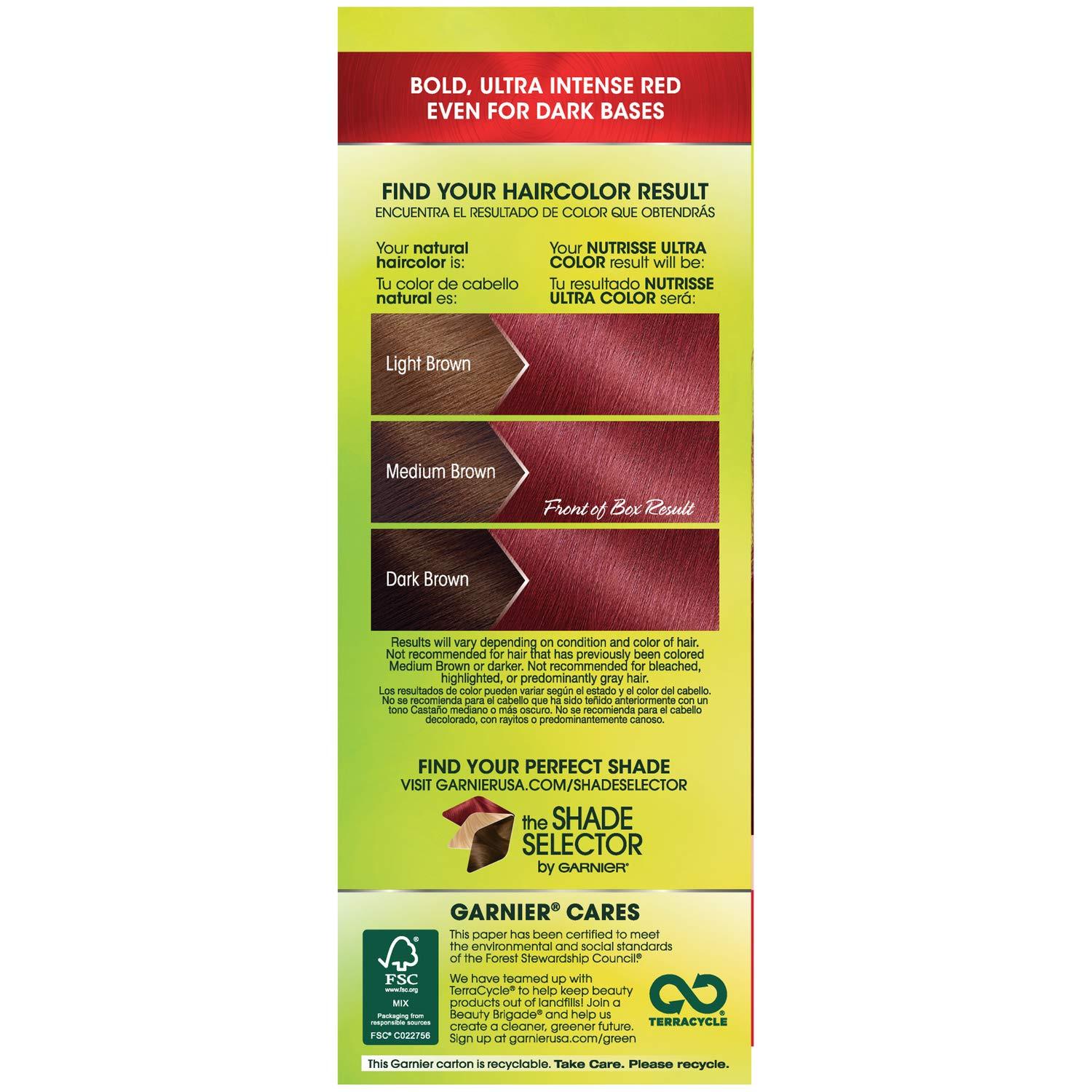 imageGarnier Hair Color Nutrisse Nourishing Creme 30 Darkest Brown Sweet Cola Permanent Hair Dye 2 Count Packaging May VaryR3