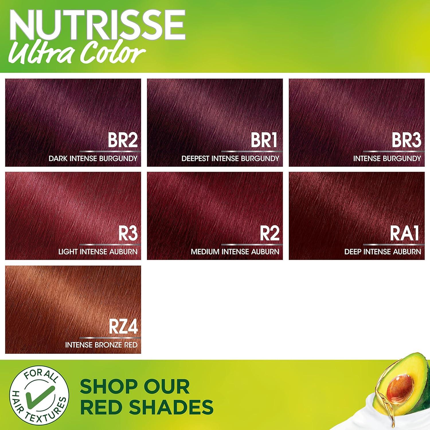 imageGarnier Hair Color Nutrisse Nourishing Creme 30 Darkest Brown Sweet Cola Permanent Hair Dye 2 Count Packaging May VaryRA1 Deep Intense Auburn Red Autumn