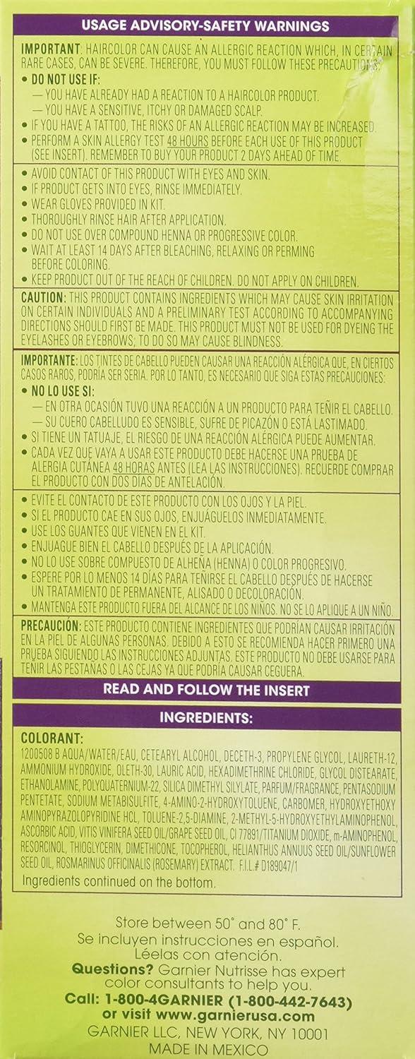 imageGarnier Hair Color Nutrisse Nourishing Creme 30 Darkest Brown Sweet Cola Permanent Hair Dye 2 Count Packaging May VaryV2