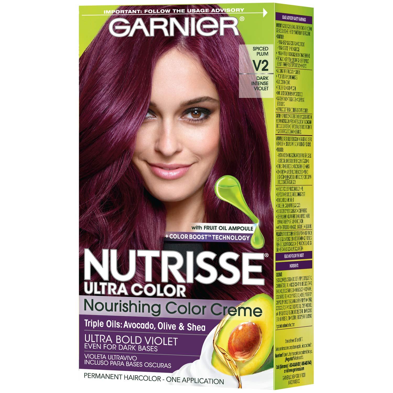 imageGarnier Hair Color Nutrisse Nourishing Creme 30 Darkest Brown Sweet Cola Permanent Hair Dye 2 Count Packaging May VaryV2
