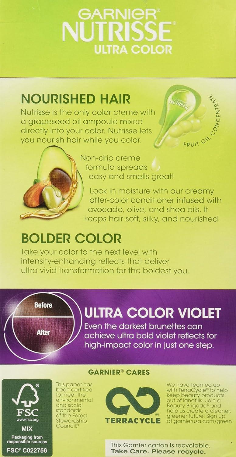 imageGarnier Hair Color Nutrisse Nourishing Creme 30 Darkest Brown Sweet Cola Permanent Hair Dye 2 Count Packaging May VaryV2