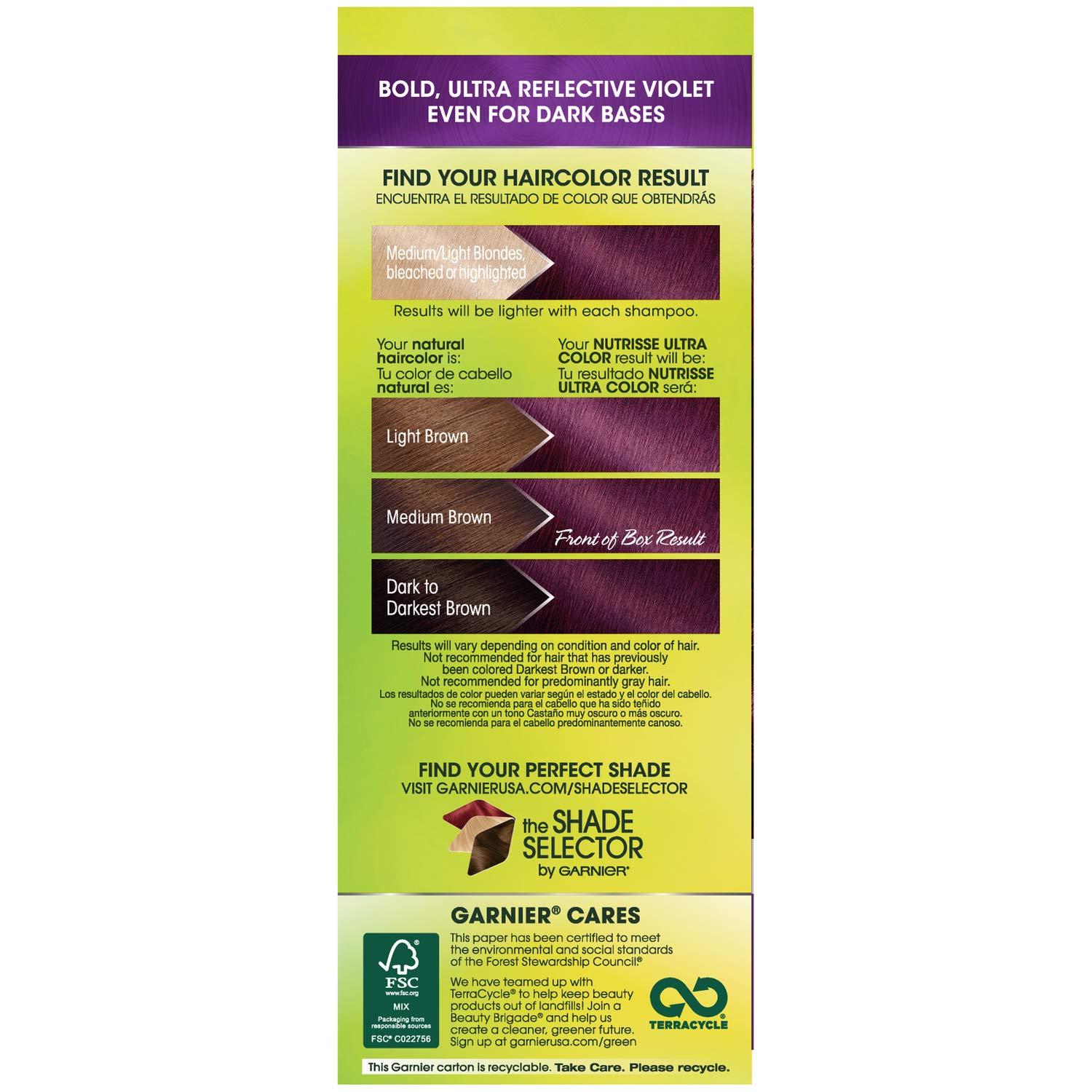 imageGarnier Hair Color Nutrisse Nourishing Creme 30 Darkest Brown Sweet Cola Permanent Hair Dye 2 Count Packaging May VaryV2